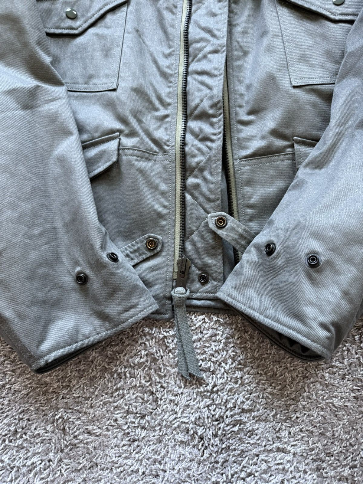 The Real McCoy's The Real McCoy's CWU-7/P Sage Green Bomber Jacket Large L Size US L / EU 52-54 / 3 - 9 Thumbnail