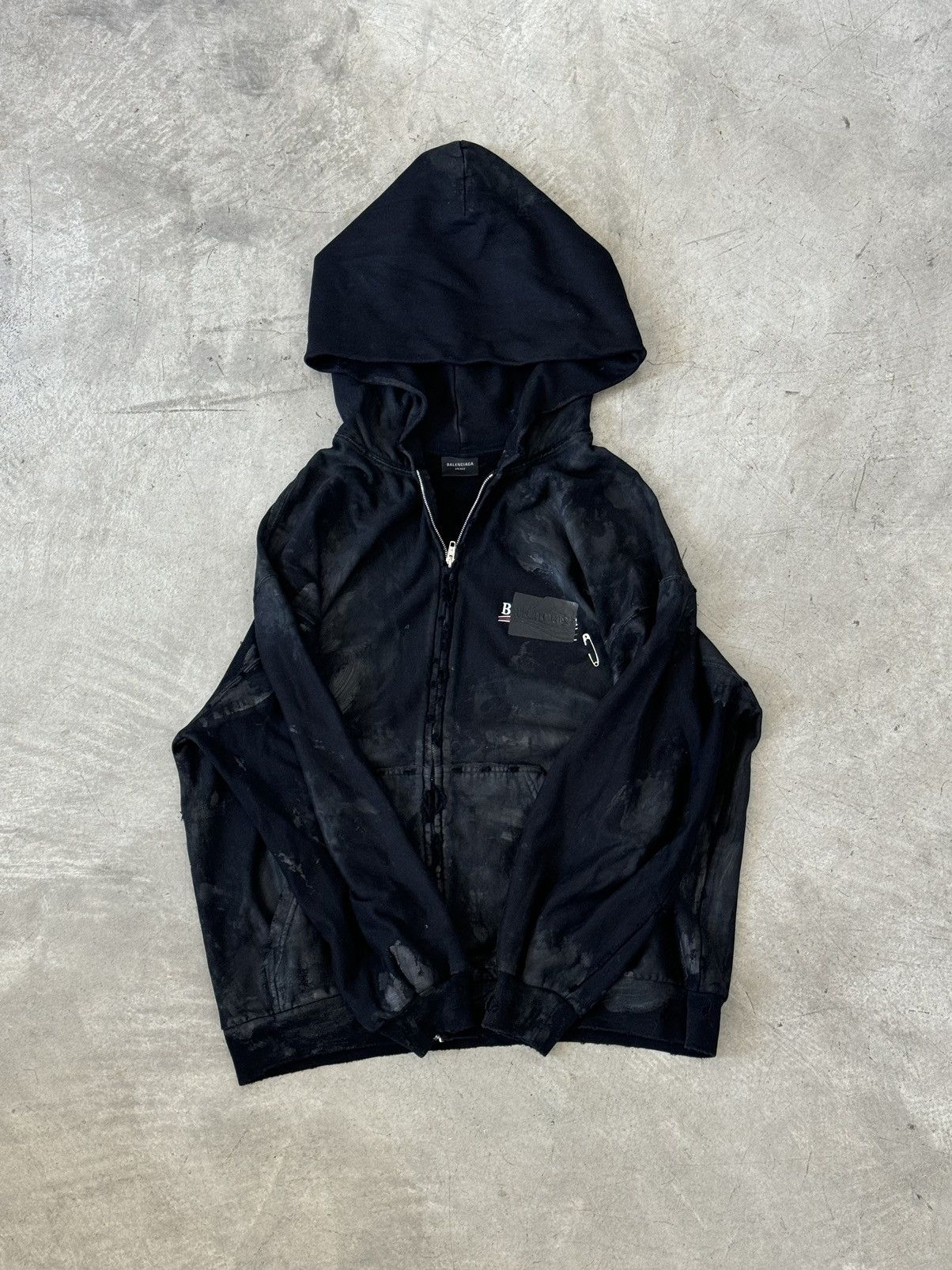 新品★BALENCIAGA■ガッファーフーディ ラージフィット Gaffer Balenciaga Gaffer | Grailed