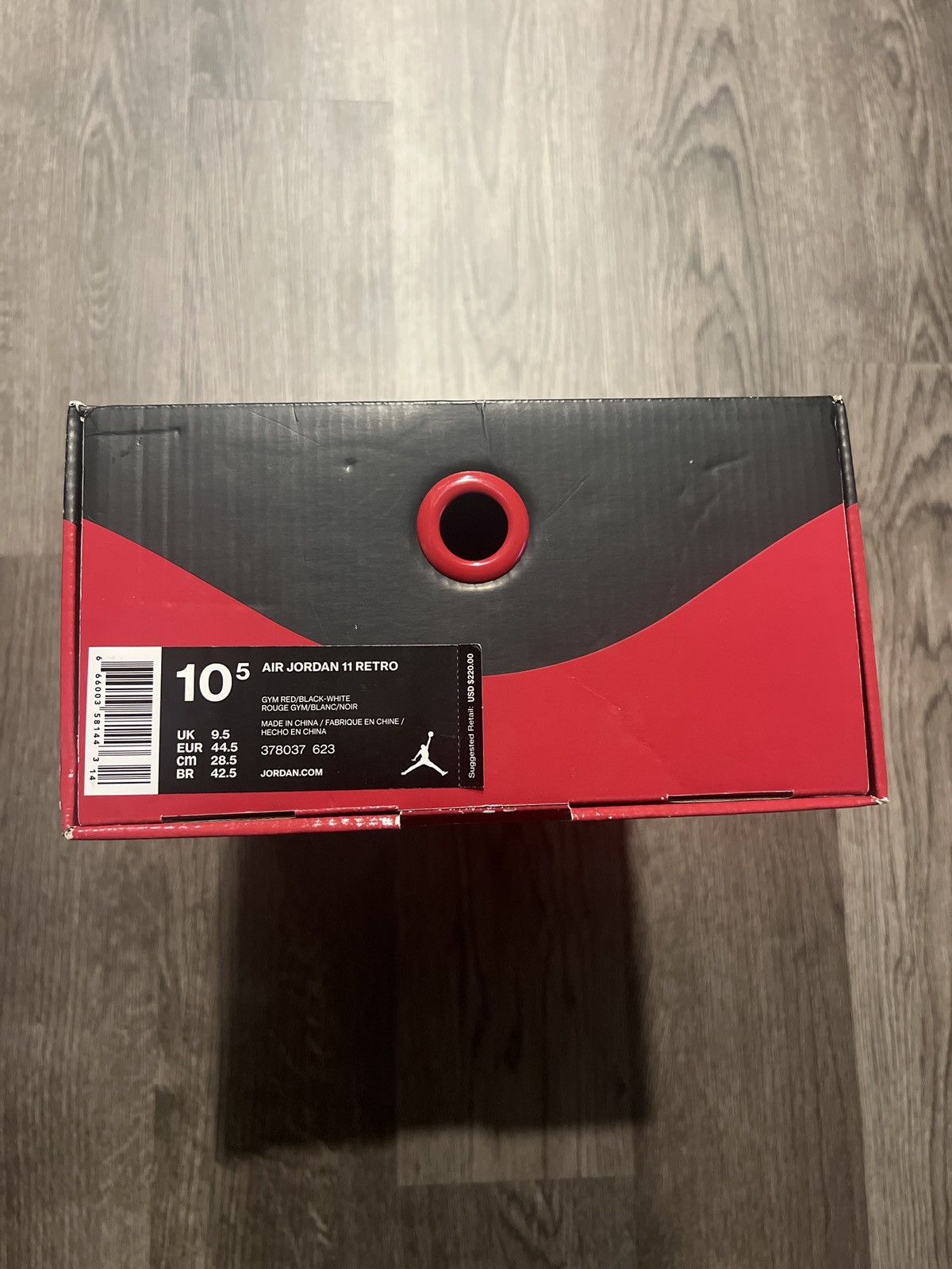 Jordan Brand × Nike Jordan 11 Gym Red Size US 10.5 / EU 43-44 - 7 Thumbnail
