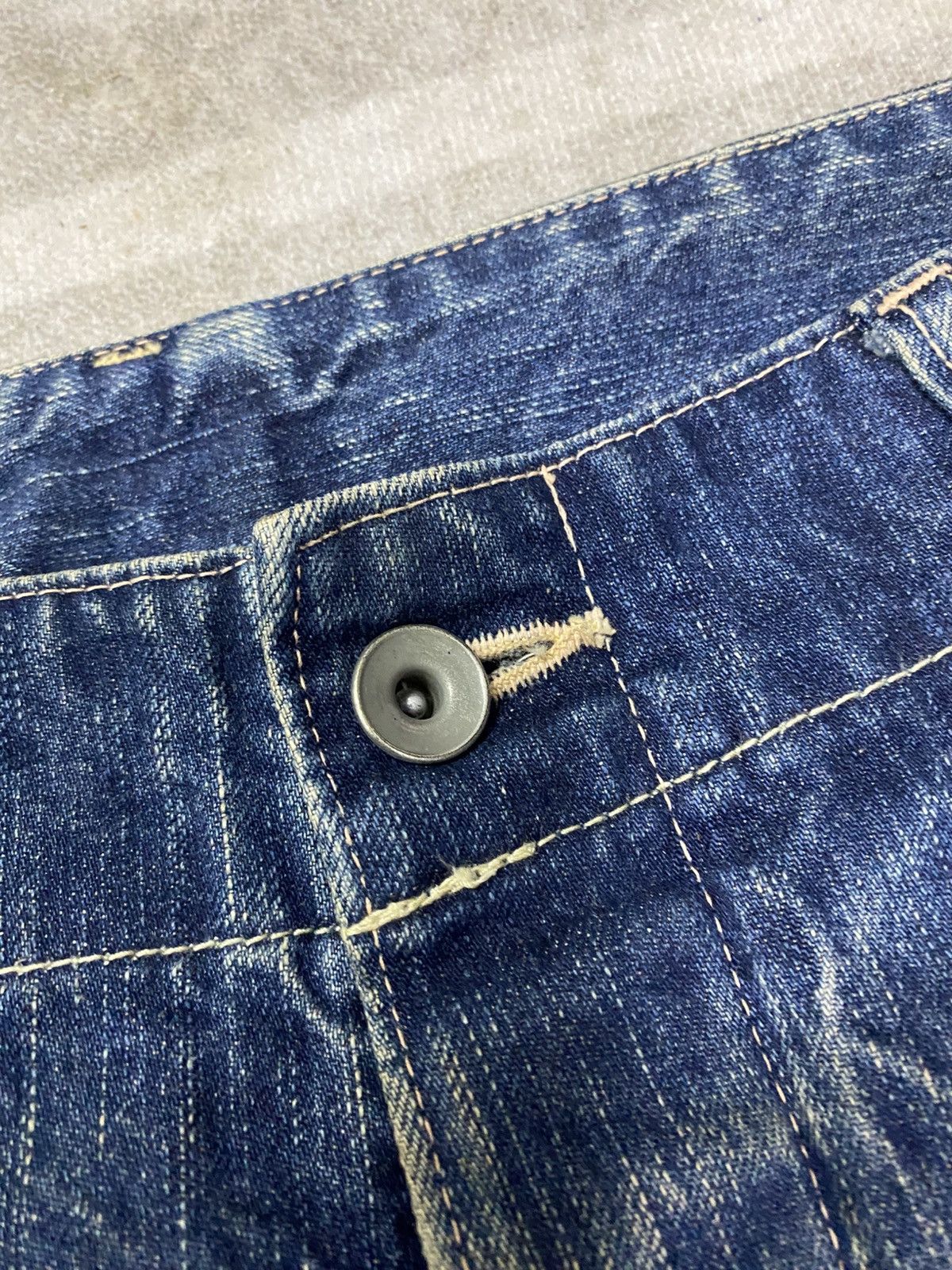 Japanese Brand × Johnbull Rare Vintage John Bull Military Cut Single Side Pocket Denim Size US 34 / EU 50 - 6 Thumbnail