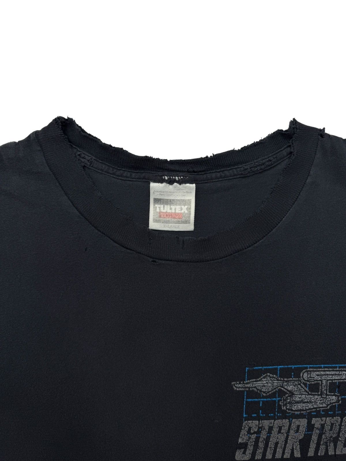 Vintage Vintage 1993 Star Trek NCC-1701 Tee Shirt Size US XL / EU 56 / 4 - 3 Thumbnail