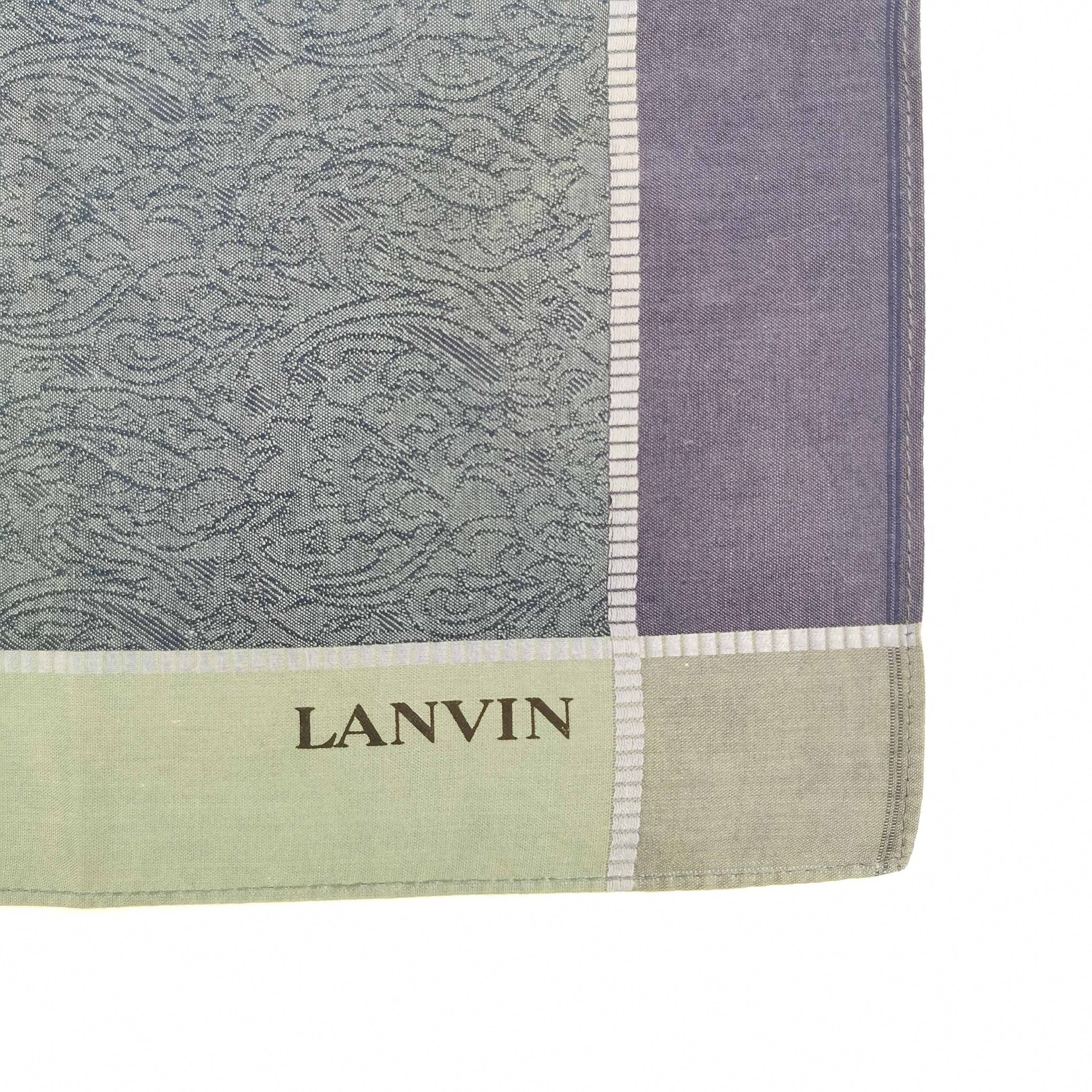 Lanvin Vintage Lanvin Handkerchief Neckerchief Bandana Size ONE SIZE - 3 Thumbnail