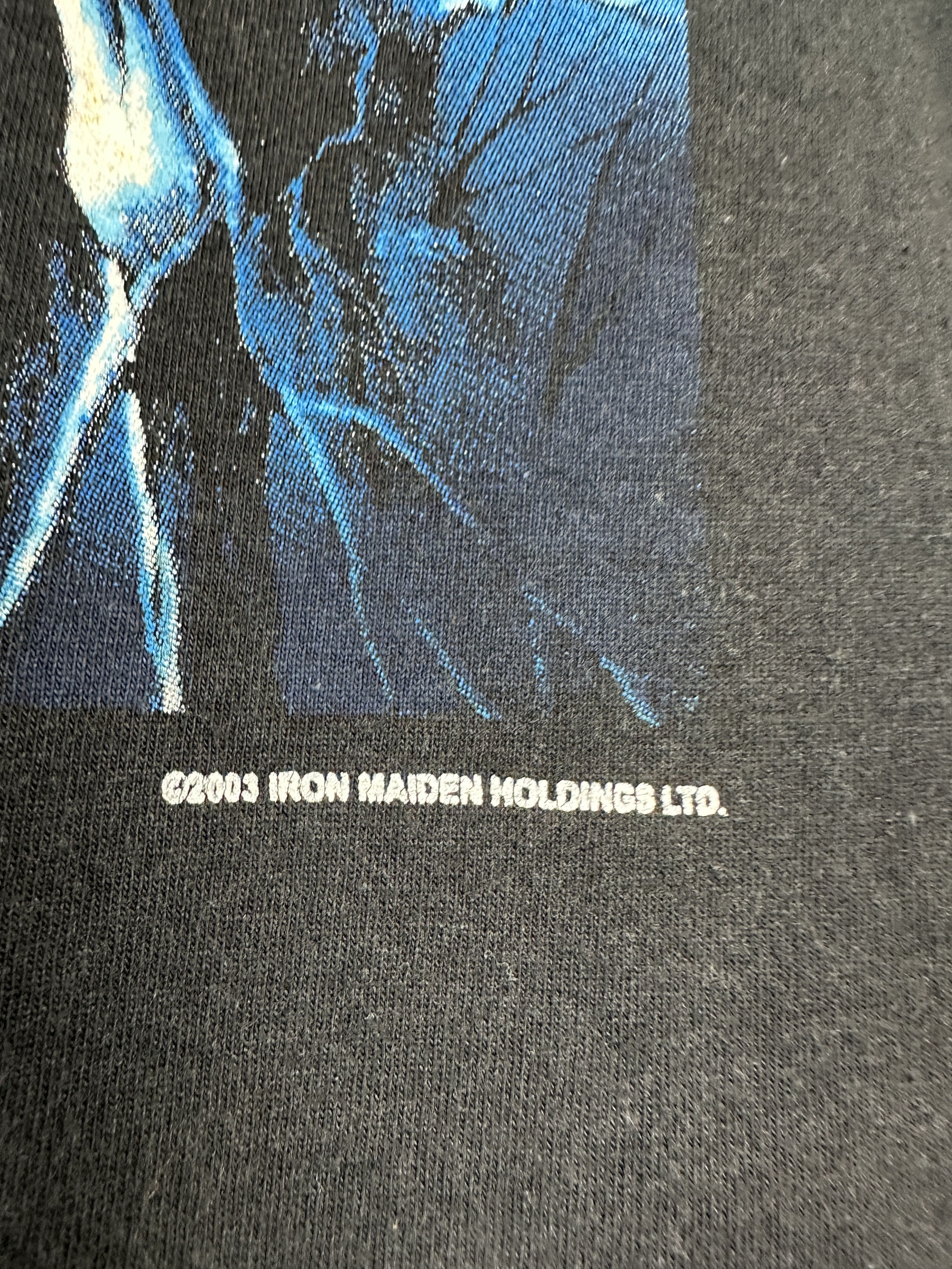 Band Tees × Vintage Vintage 2003 Iron Maiden “Fear of the Dark” Licensed T-Shirt Size US M / EU 48-50 / 2 - 3 Thumbnail