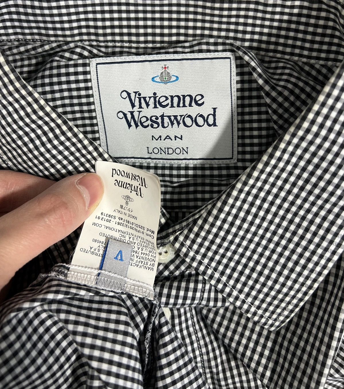 Vivienne Westwood Shirt Vivienne Westwood London Man Cotton Small Logo Size US L / EU 52-54 / 3 - 3 Thumbnail