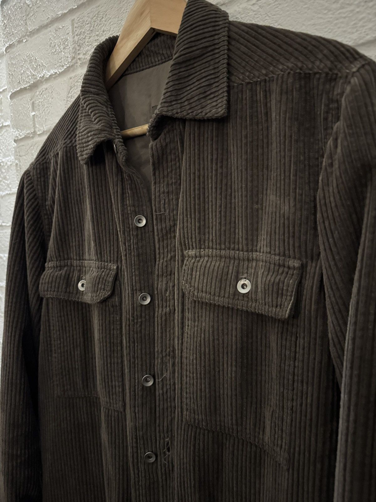Rick Owens Rick Owen corduroy outer shirt Size US L / EU 52-54 / 3 - 4 Thumbnail