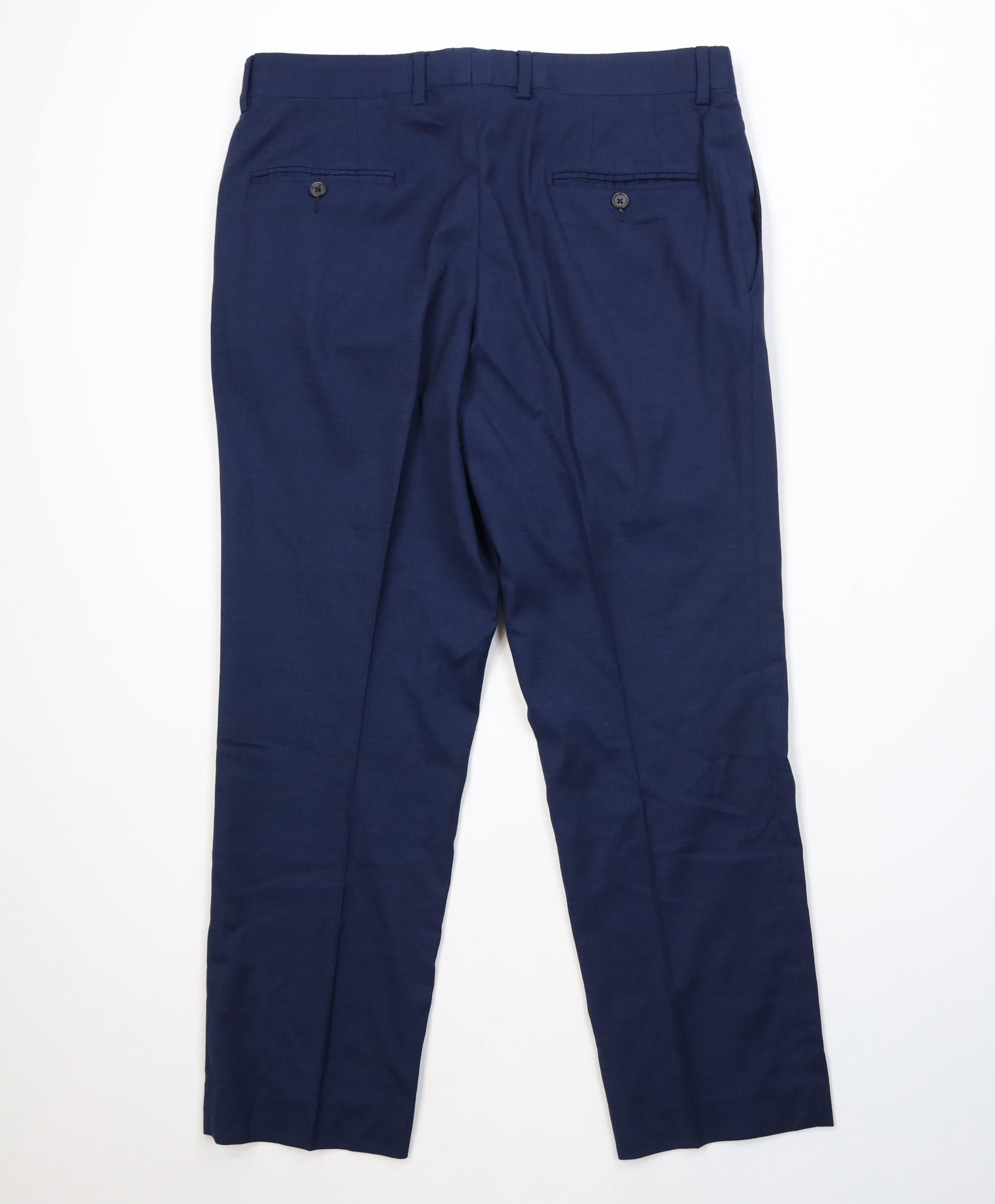 Vintage Vintage Y2K Streetwear Blend Knit Chino Pants Trousers Blue Size US 34 / EU 50 - 11 Thumbnail