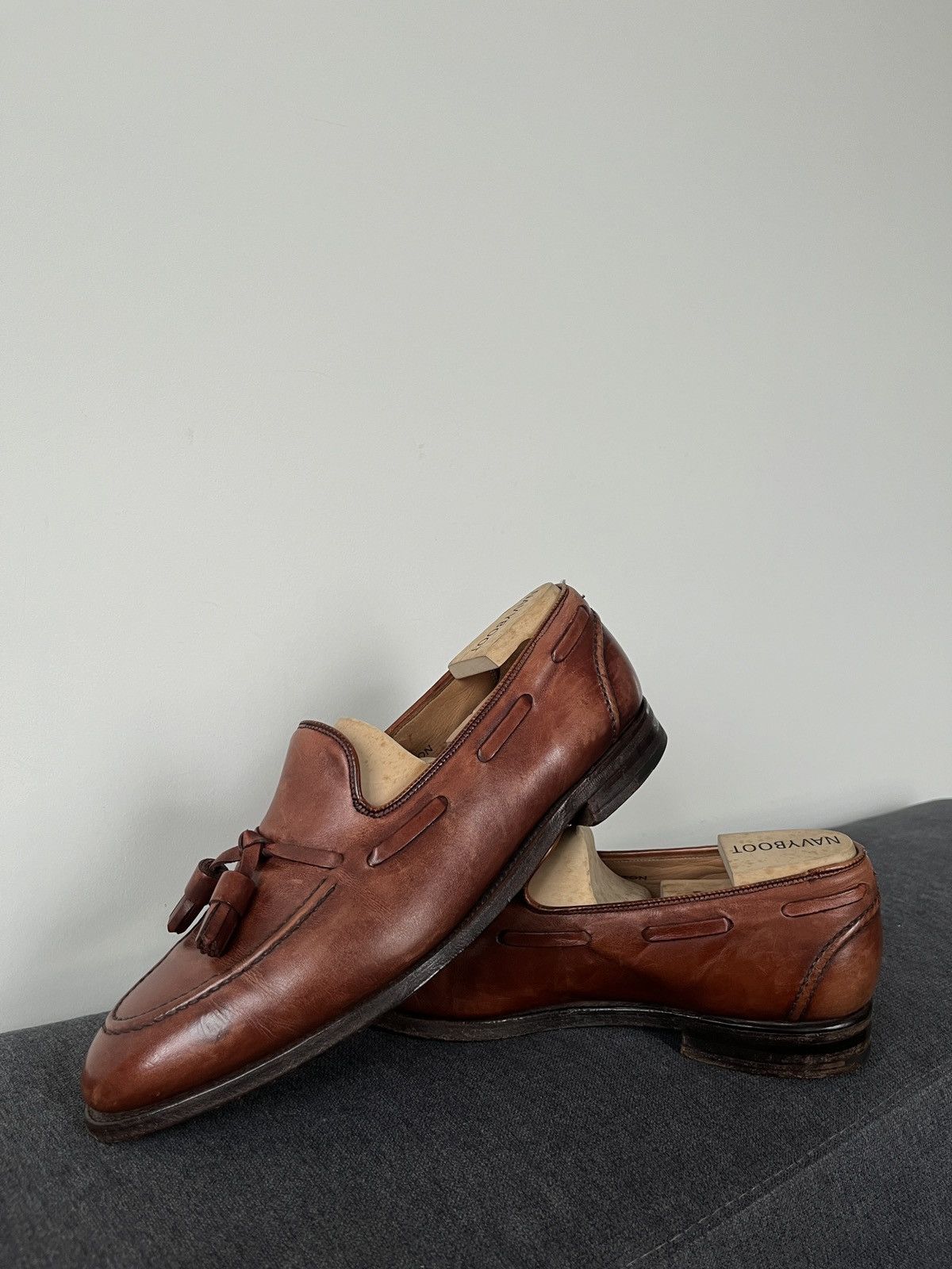 Cheaney Cheaney Boston Brown Made in England Loafers sz UK8 Size US 9 / EU 42 - 2 Thumbnail