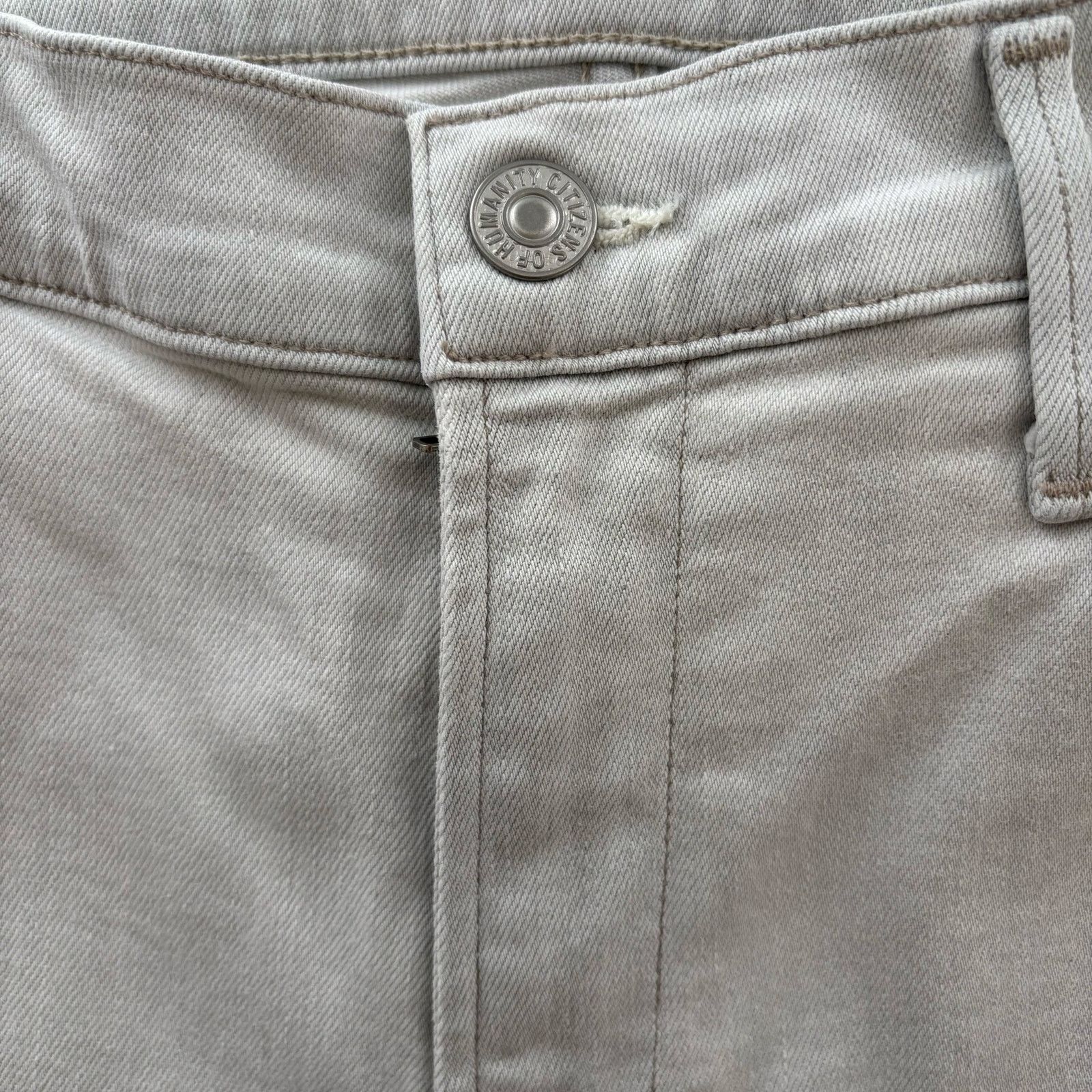 Citizens Of Humanity Citizens of Humanity Cara High-Rise Ankle Jeans Light Gray Size 30" / US 8 / IT 44 - 9 Thumbnail