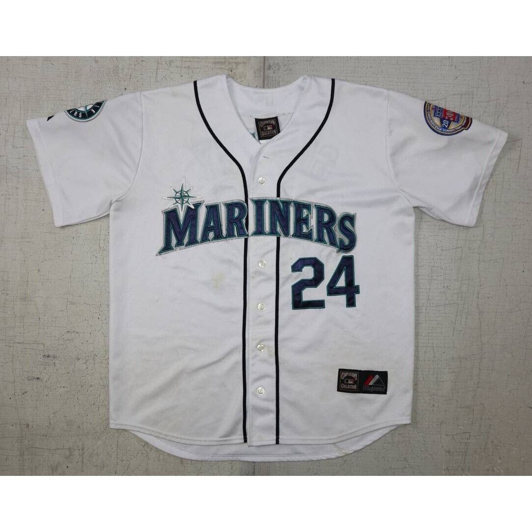 Majestic Majestic Seattle Mariners Ken Griffey #24 Jersey 2016 White Size US M / EU 48-50 / 2 - 1 Thumbnail