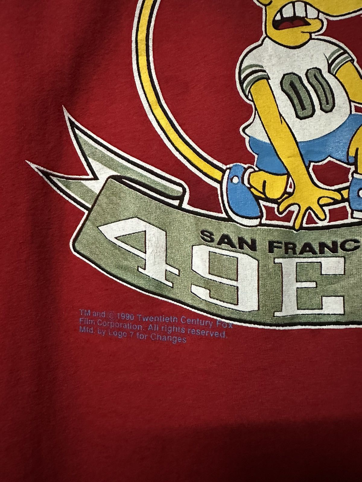 Cartoon Network Vintage 90s Bart Simpson 49 Ers Logo 7 Faded Tee Size US XL / EU 56 / 4 - 3 Thumbnail