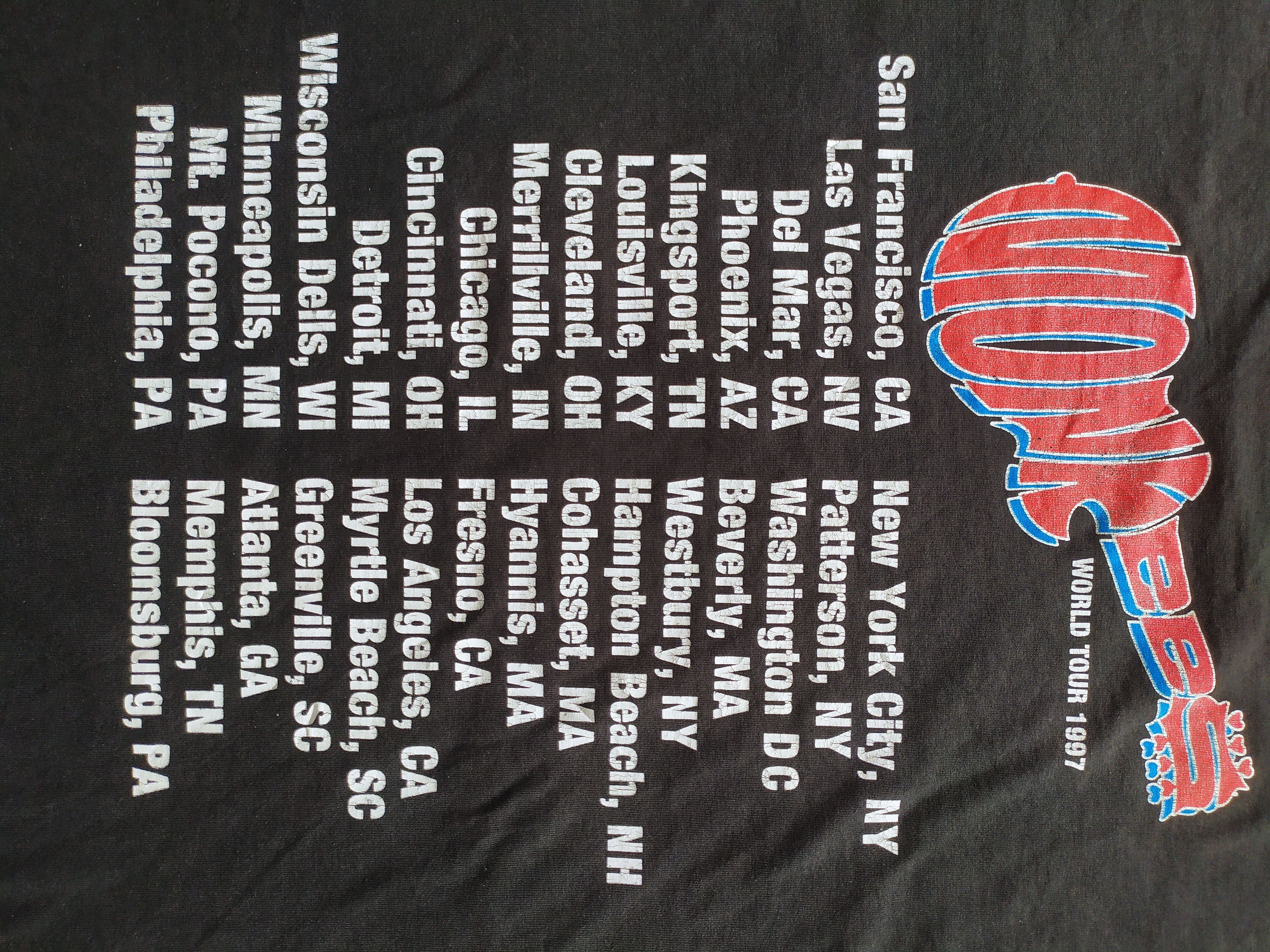 Band Tees × Vintage Vintage The Monkees world Tour 1997 Tees Size US XL / EU 56 / 4 - 6 Thumbnail