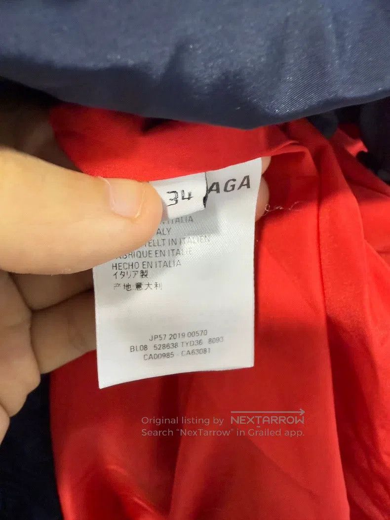 Balenciaga Balenciaga Letter Logo Color Blocked Jacket, Size 34 Size XXS / US 00 / IT 34 - 4 Thumbnail