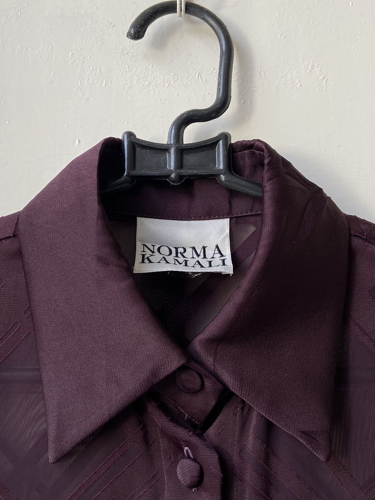 Designer NORMAL KAMALI Mesh Shirt Size US XS / EU 42 / 0 - 5 Thumbnail