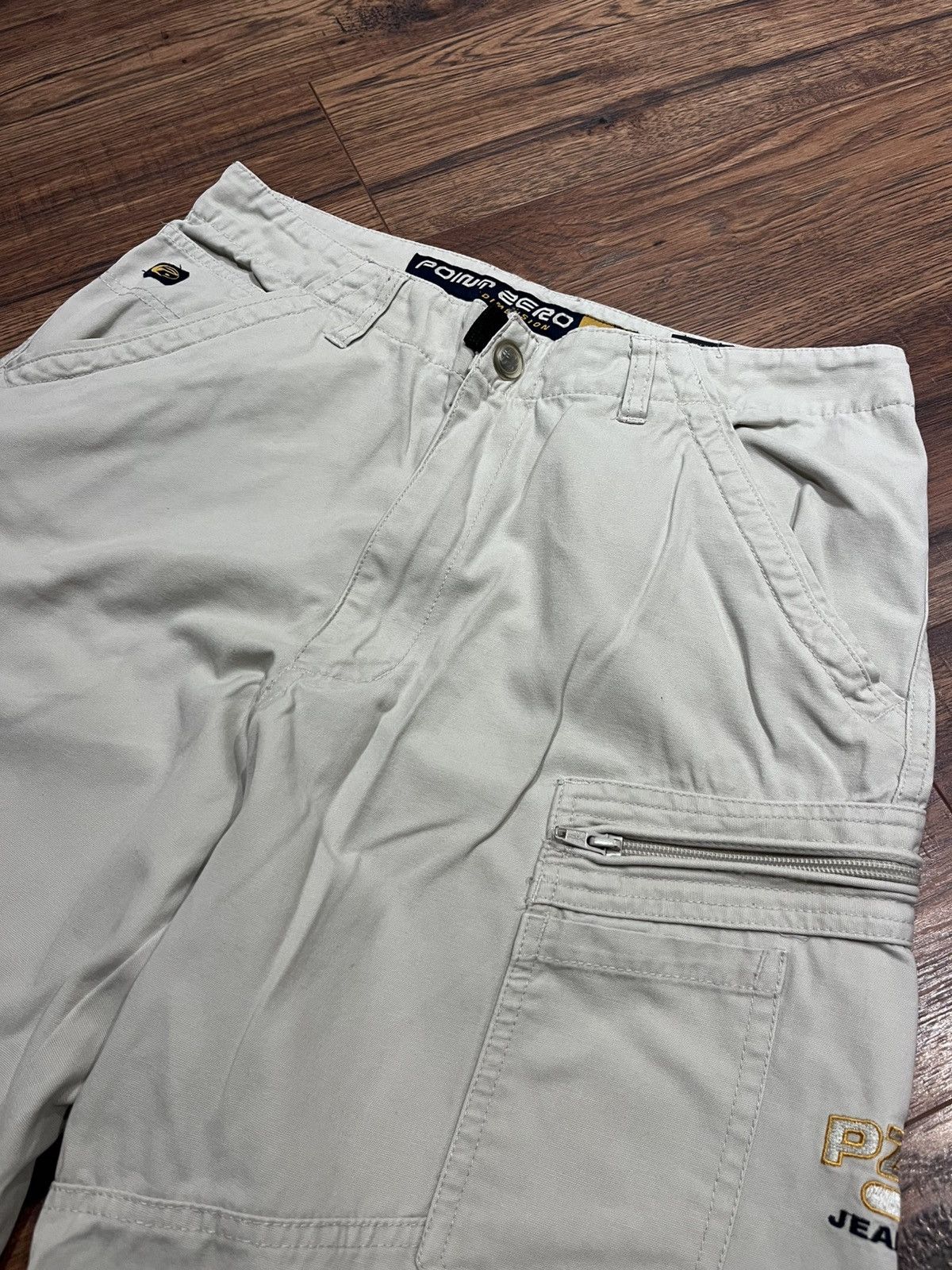 Point Zero Vintage PZCO Point Zero Wide Leg Baggy Jnco Style Cargo Pant Size US 32 / EU 48 - 3 Thumbnail