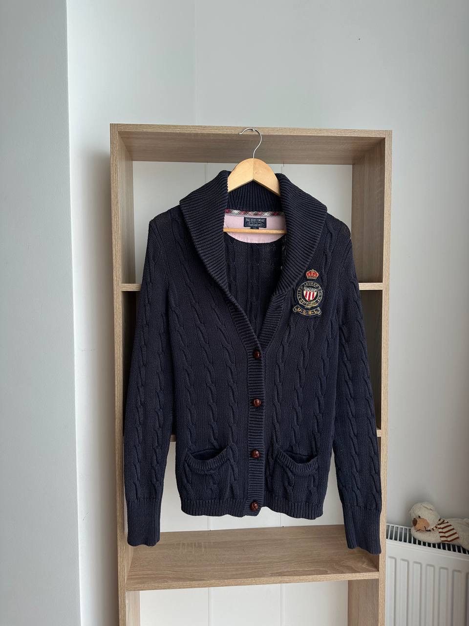Polo Ralph Lauren × Vintage Vintage Polo Ralph Lauren Cardigan Knit Blue PRL Sweater Size US XL / EU 56 / 4 - 13 Thumbnail