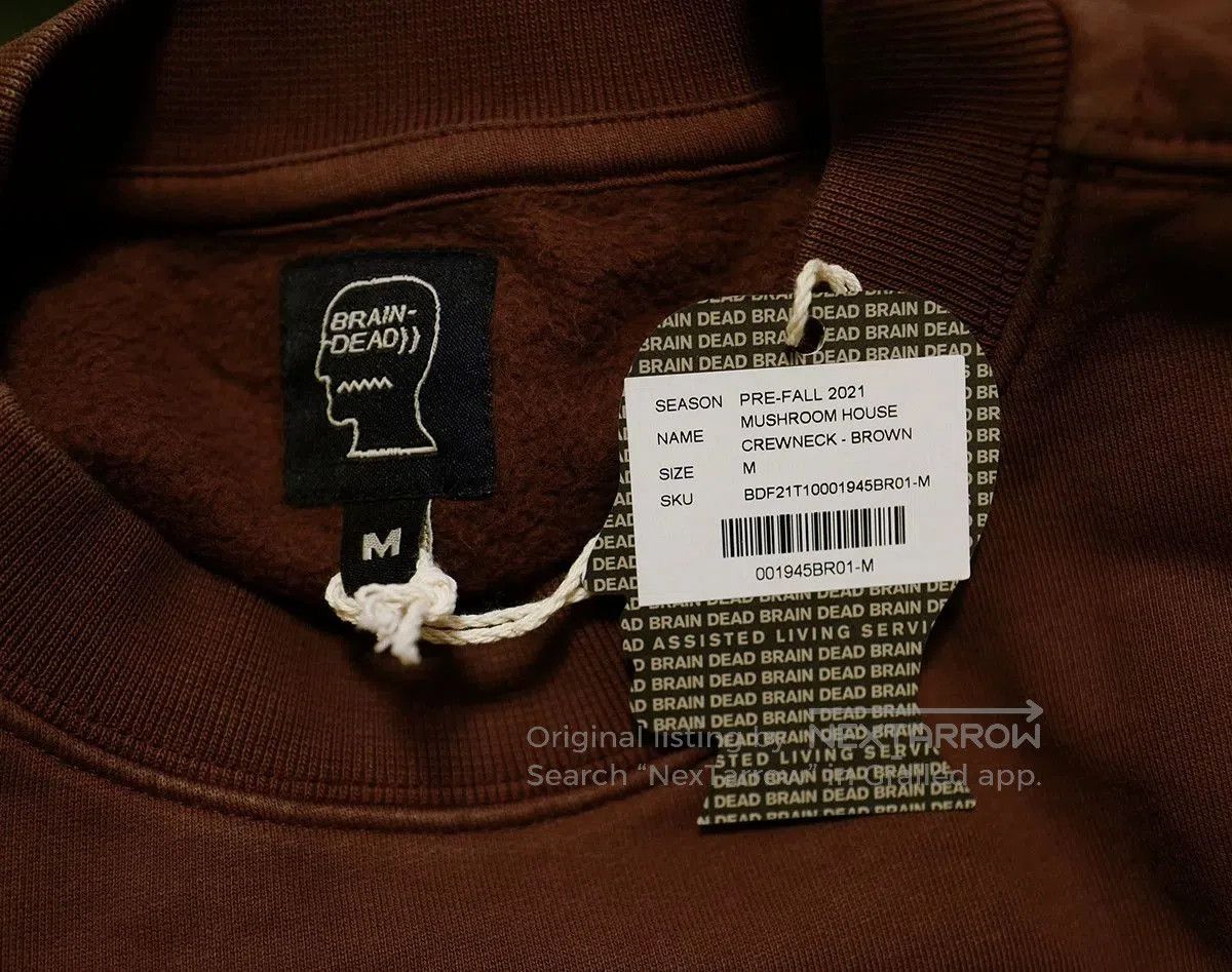 Brain Dead brain dead mushroom house crewneck sweatshirt. Size US M / EU 48-50 / 2 - 5 Thumbnail