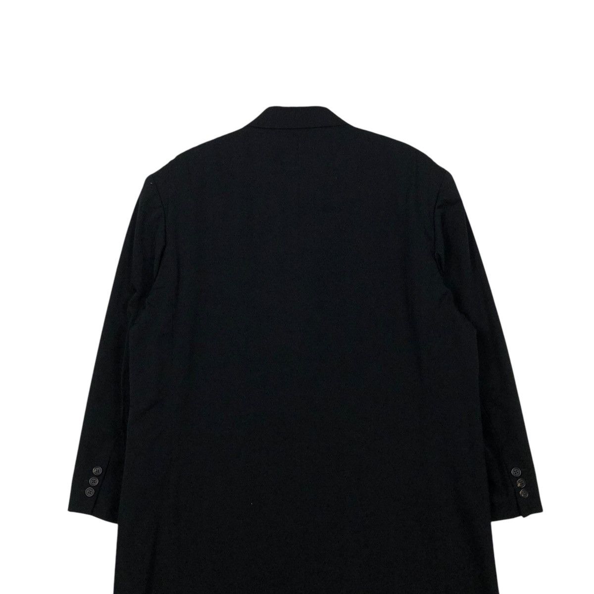 Yohji Yamamoto 🔥ICONIC RICH BLACK WOOL LONG JACKET Y’S FOR MEN JACKET Size US S / EU 44-46 / 1 - 11 Thumbnail