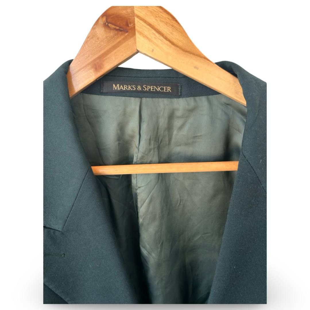 Marks & Spencer M&S double-breasted blazer #1246 Size US L / EU 52-54 / 3 - 3 Thumbnail