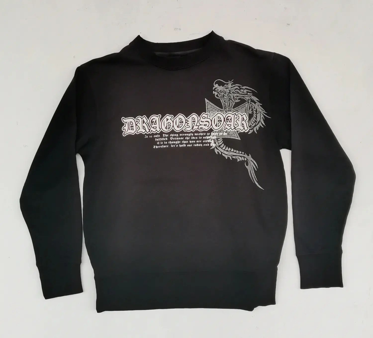 Japanese Brand Double Dragon Soar Big Logo Sweatshirt Size US M / EU 48-50 / 2 - 2 Thumbnail