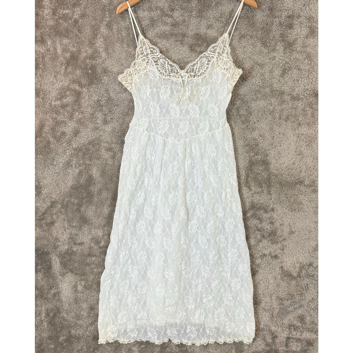 Victoria's Secret Victoria Secret VTG Gold Label Stretch Lace Slip Gown Dress Size M / US 6-8 / IT 42-44 - 1 Thumbnail