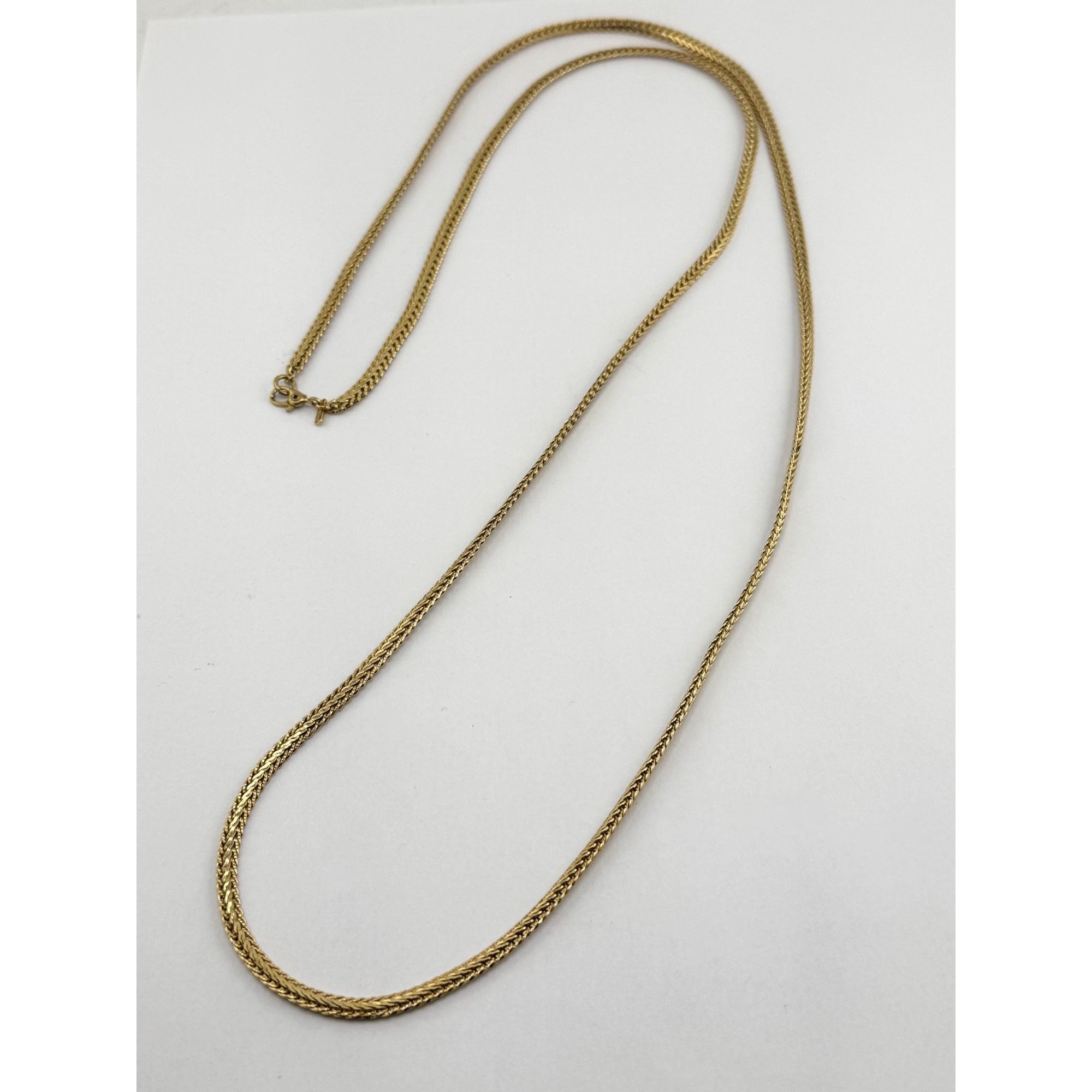 Monet Vintage Monet gold tone herringbone chain necklace Size ONE SIZE - 2 Thumbnail