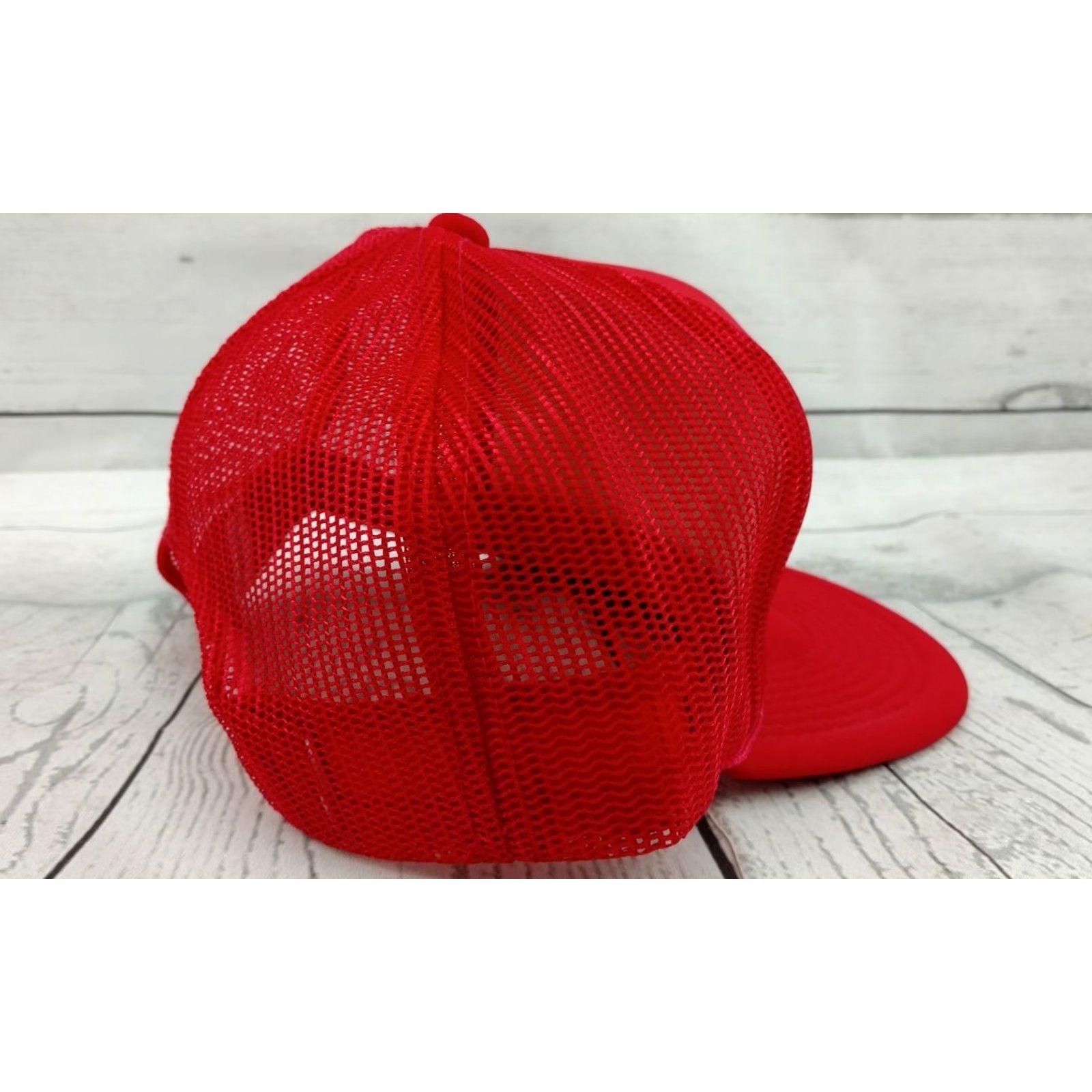 GAS VINTAGE Red CONOCO GAS STATION OIL ADVERTISING SNAPBACK Lacefield Oil Co. Hat Men Adjustable Red Advertising Hat Mens Size ONE SIZE - 4 Thumbnail