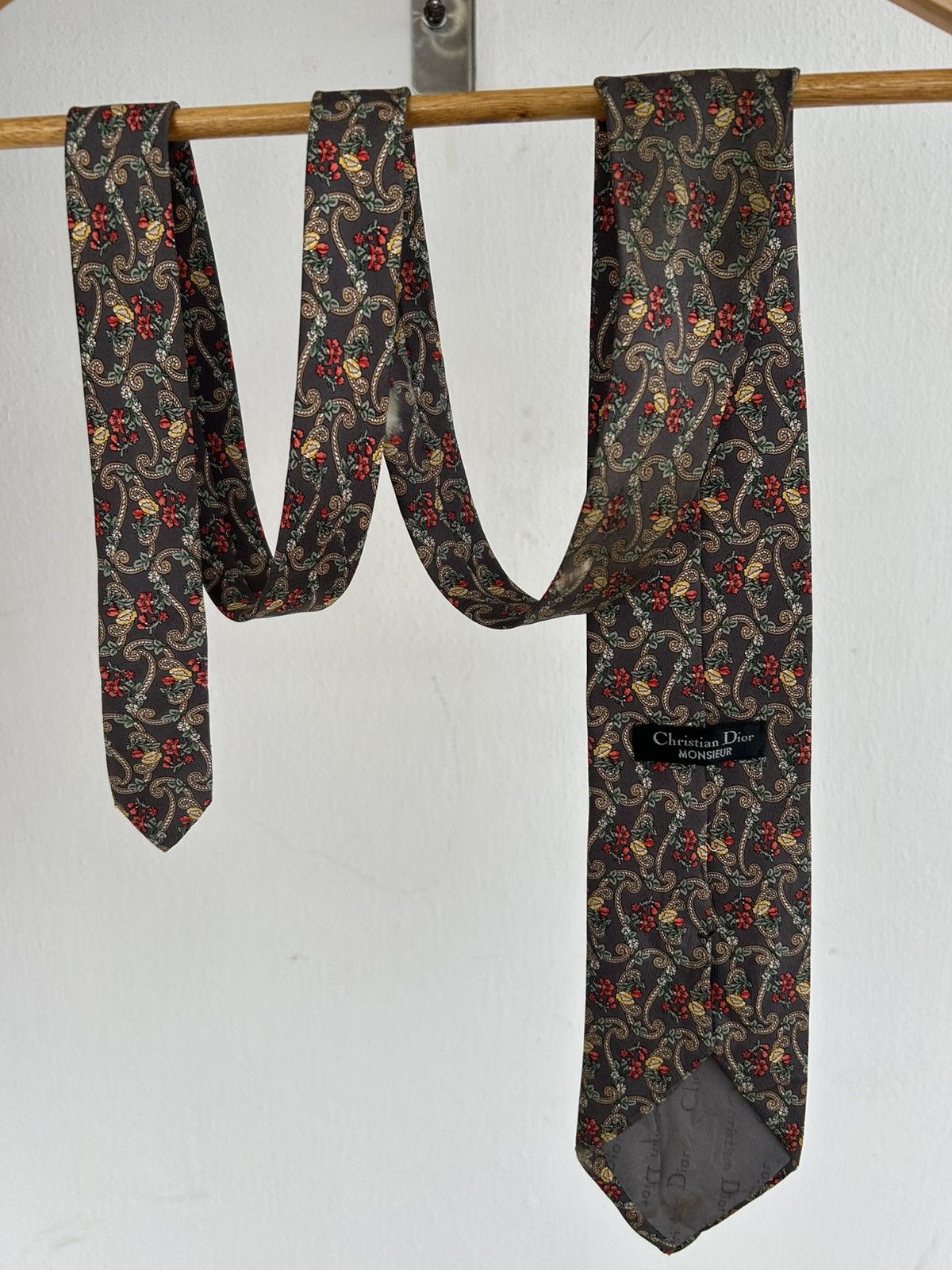 Christian Dior Monsieur Dior Vintage Tie Size ONE SIZE - 2 Thumbnail