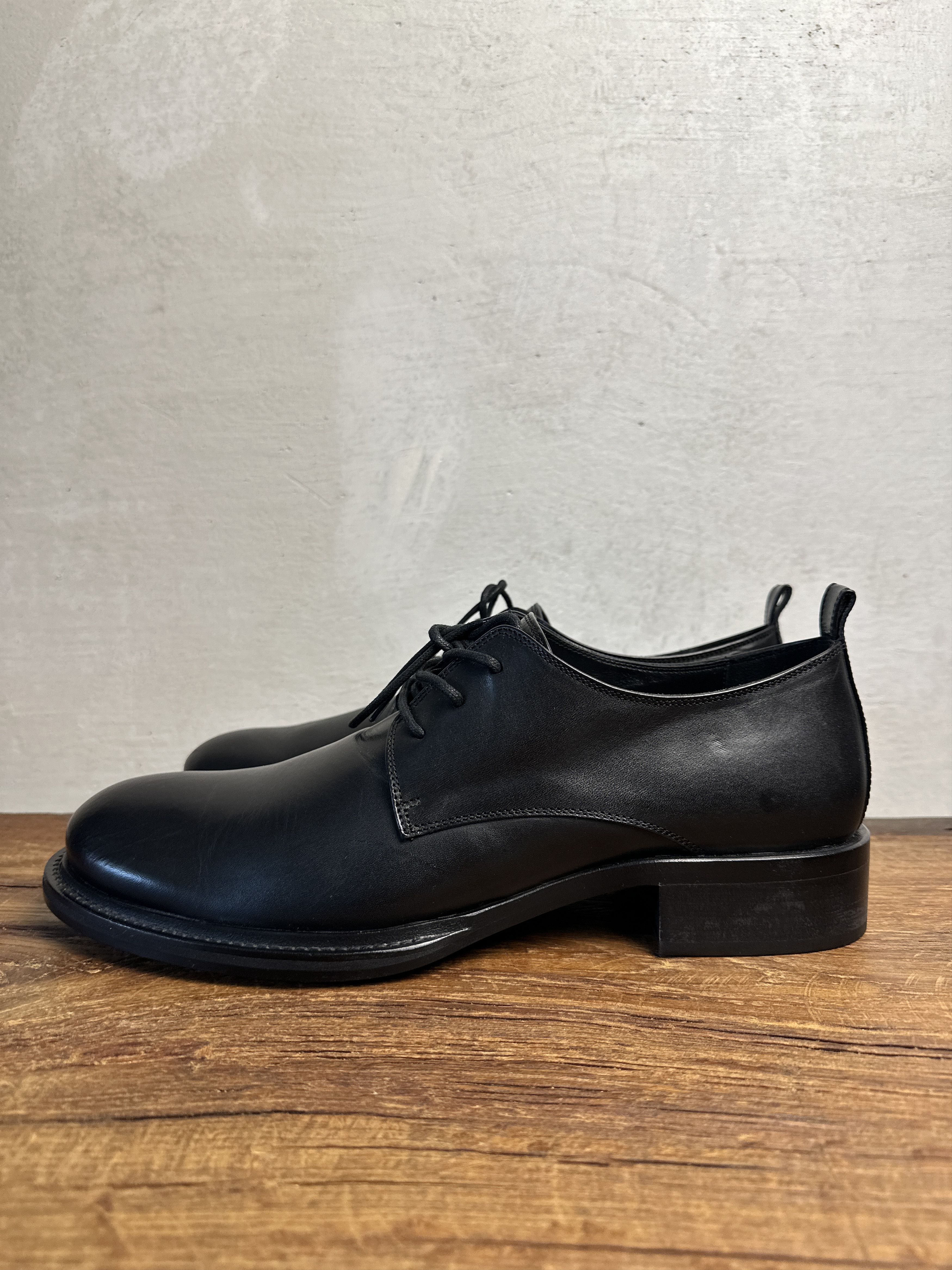Ann Demeulemeester Ann demeulemeester Scarpe Derby Shoes in Pelle Nero Size US 11 / EU 44 - 3 Thumbnail