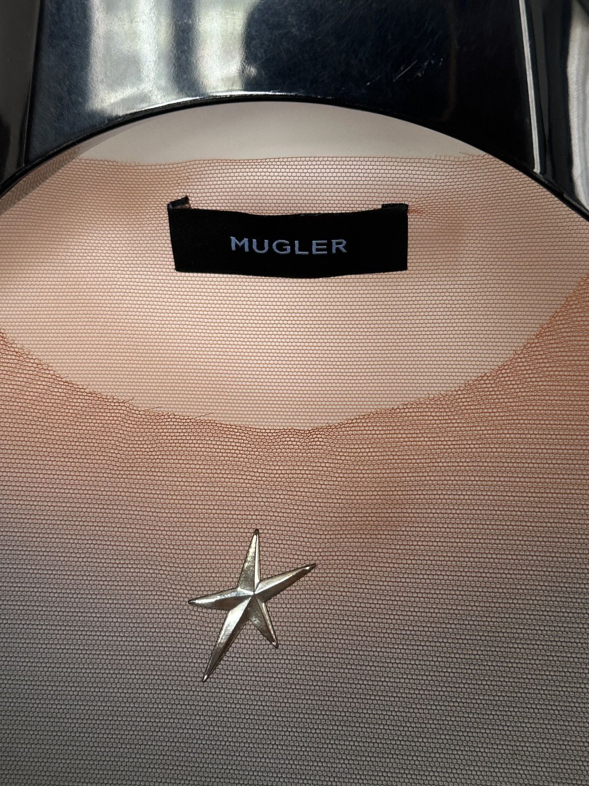 Mugler Mugler paris SS24 gradient longsleeve mesh top Size S / US 4 / IT 40 - 9 Thumbnail