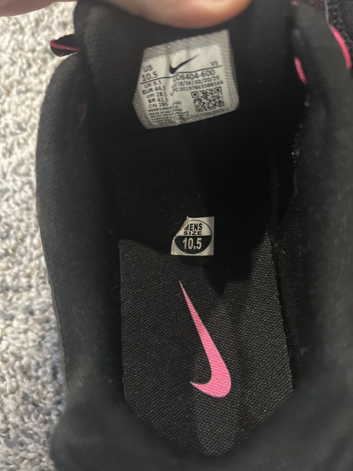 Nike Nike p6000 black and pink Size US 10.5 / EU 43-44 - 6 Thumbnail