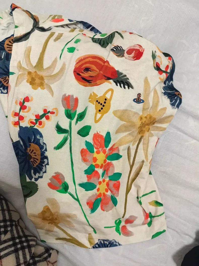 Vivienne Westwood Vivienne Westwood Floral asymmetrical top Size XS / US 0-2 / IT 36-38 - 1 Thumbnail