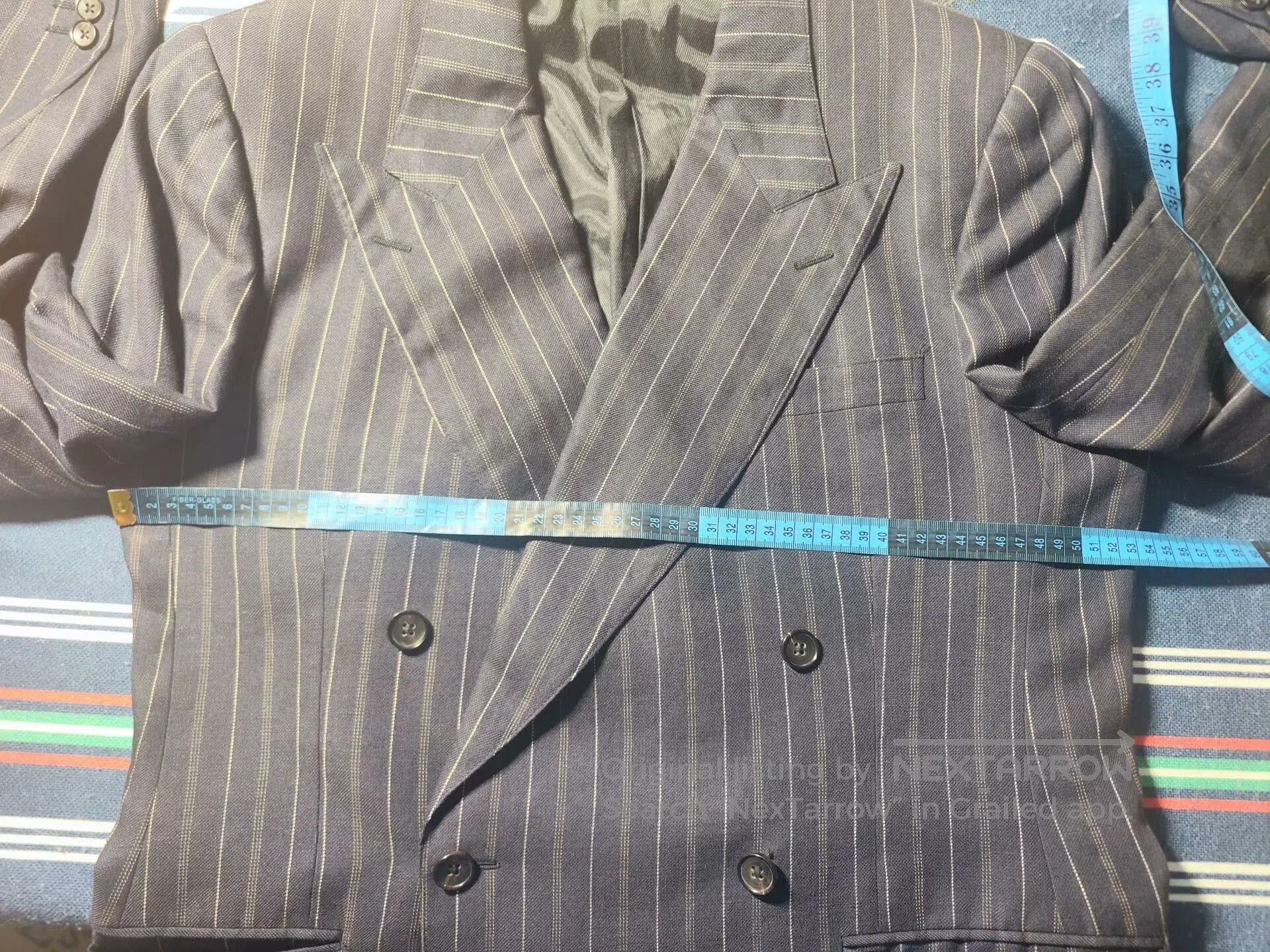 RRL Ralph Lauren RRL Double-Breasted Wool-Linen Blazer. Size US L / EU 52-54 / 3 - 6 Thumbnail