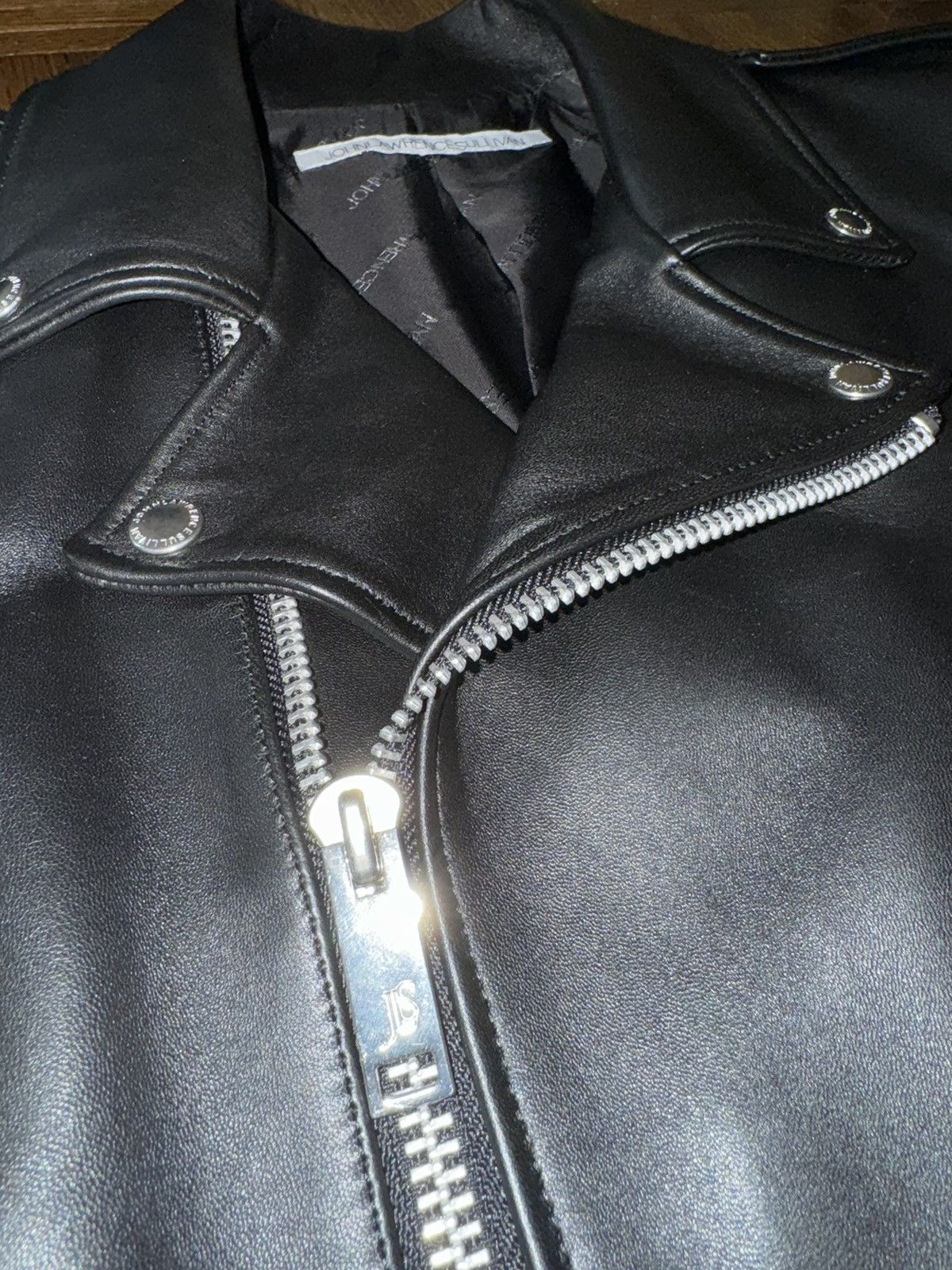 JOHN LAWRENCE SULLIVAN MSRP $3200 Moto Leather Jacket Size US S / EU 44-46 / 1 - 3 Thumbnail