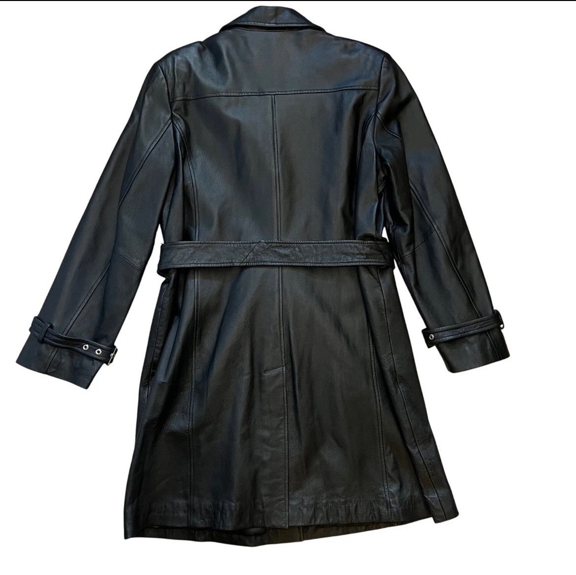 Other VTG 90s Terry Lewis Luxuries Leather Trench Coat Womens M Size M / US 6-8 / IT 42-44 - 9 Thumbnail