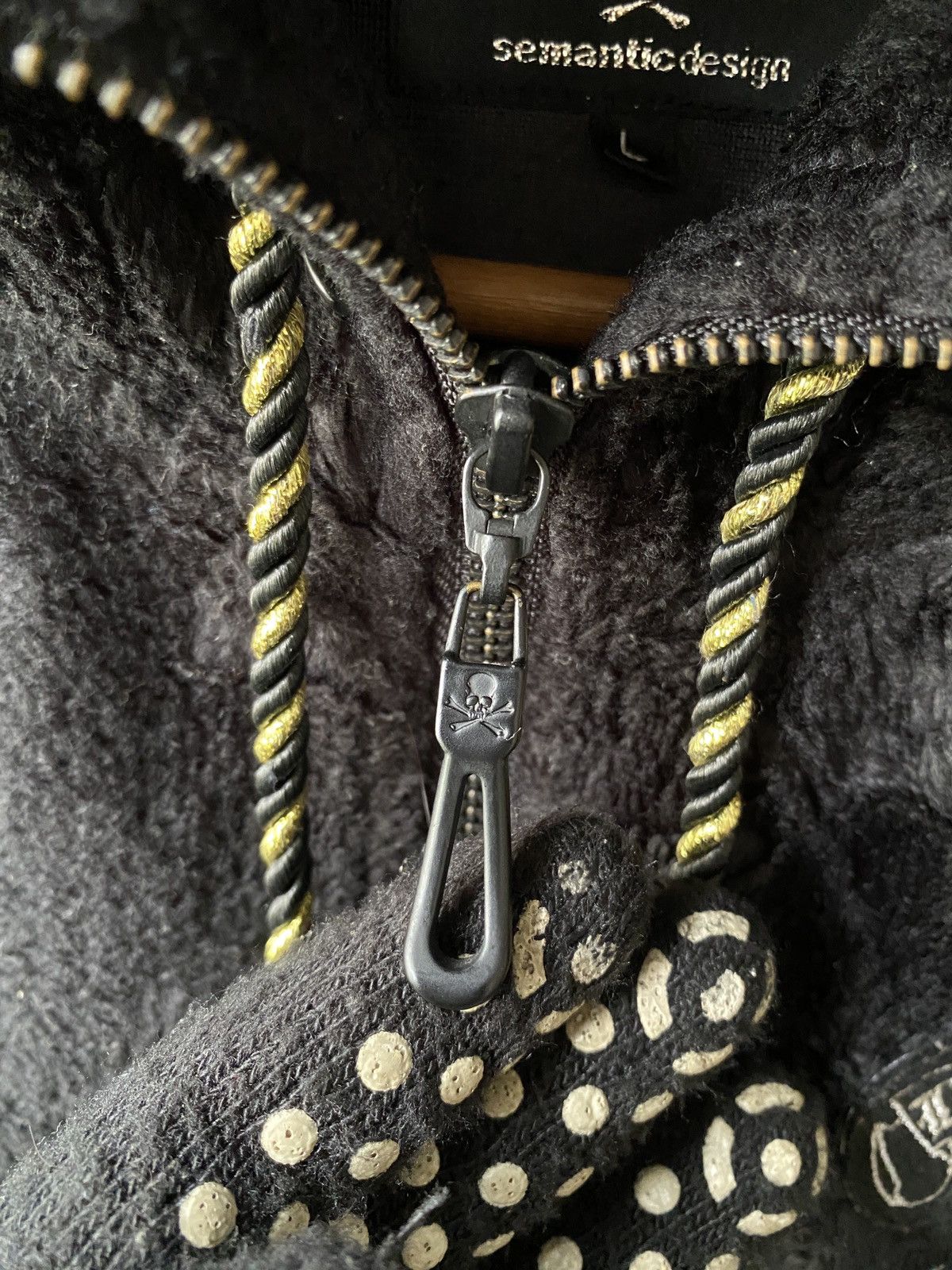Roen Roen x Semantic Design Skull Fleece Full Zip Hoodie Size US M / EU 48-50 / 2 - 10 Thumbnail