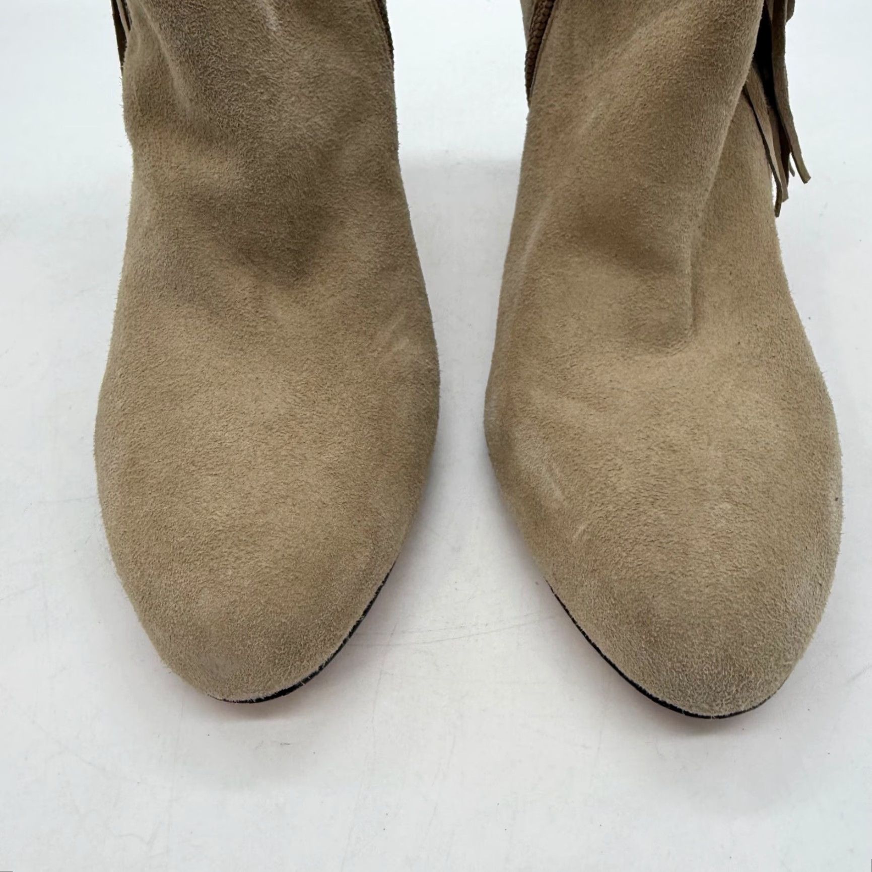 Johnston & Murphy Johnston & Murphy Womens Suede Boots Size 7.5 Brown Tassel Bootie Size US 8 / IT 38 - 4 Thumbnail