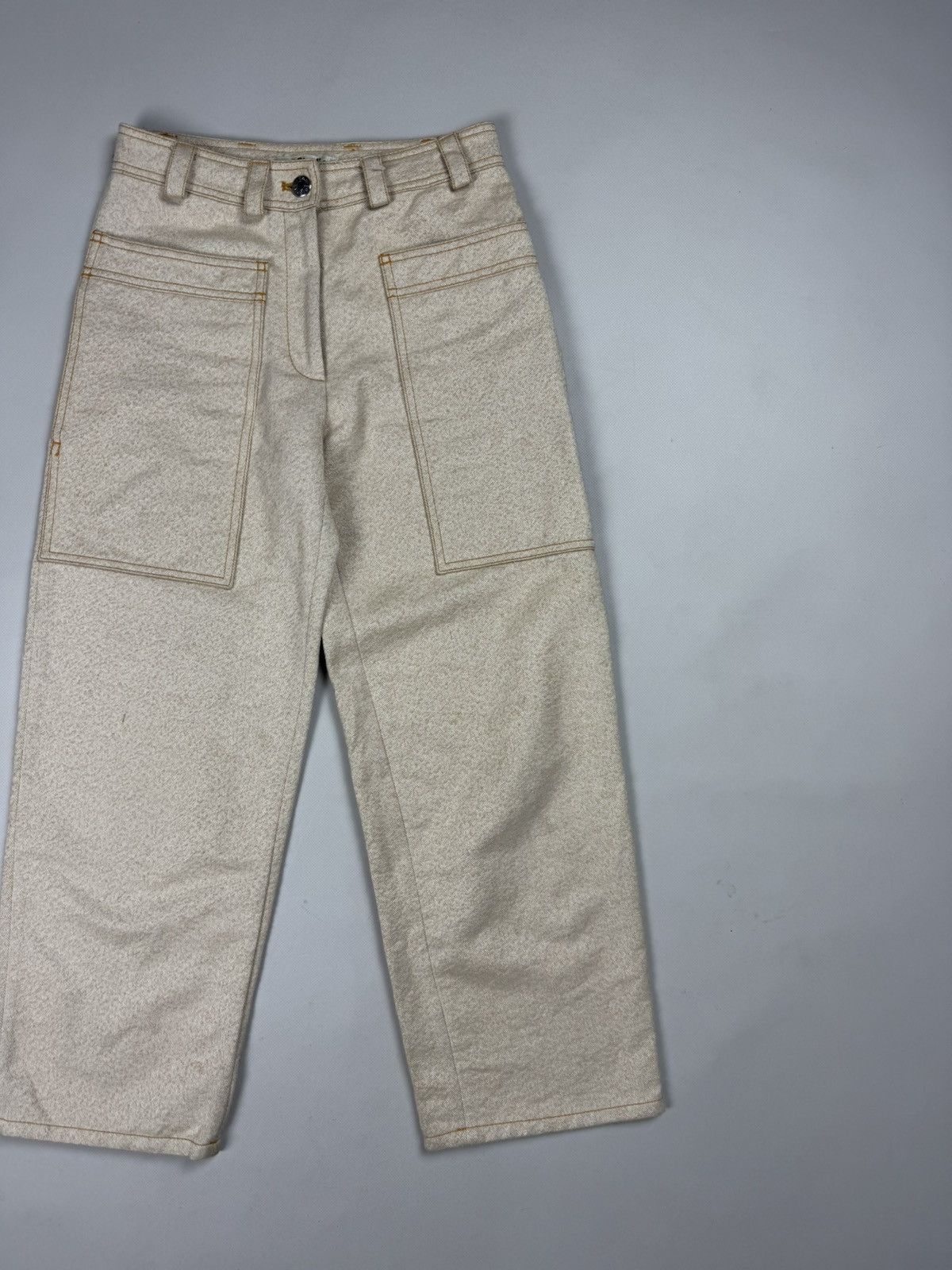 Acne Studios Acne Studios Milford W AS PAW 16 Cropped Work Trousers Jeans Size 24" / US 00 / IT 34 - 3 Thumbnail