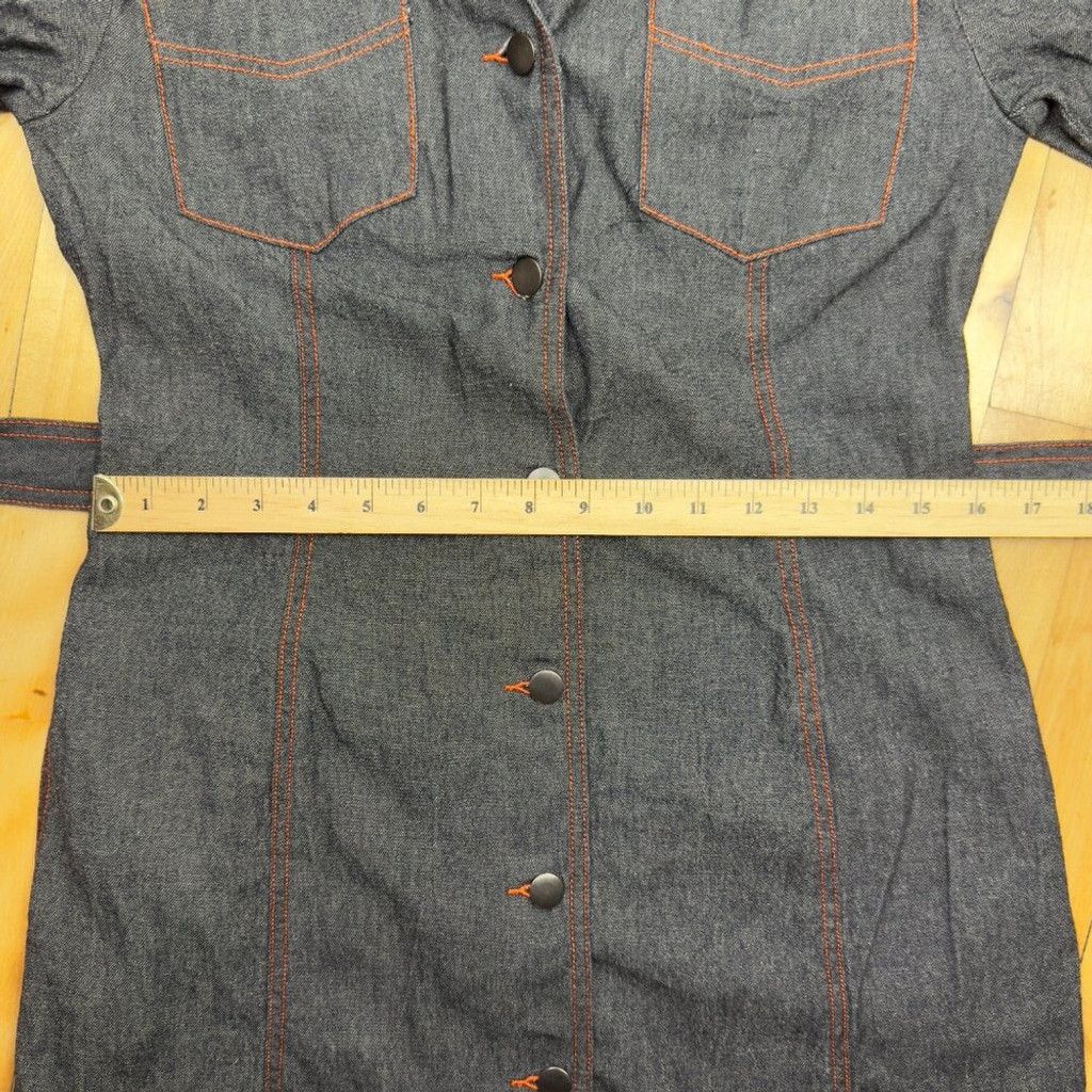Holt Renfrew HOLT RENFREW Denim Gray Jeans Jacket button-down Size 2 Size XS / US 0-2 / IT 36-38 - 13 Thumbnail