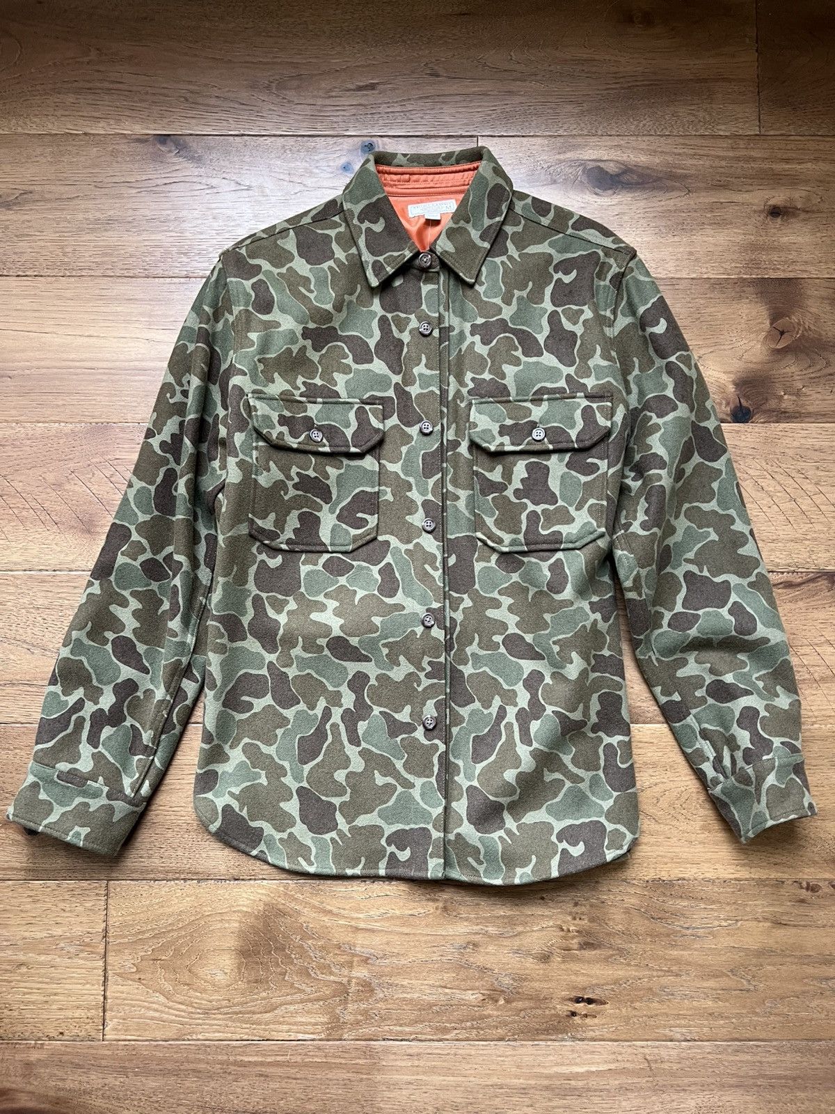 Wallace & Barnes Wallace and Barnes J. Crew Camo Shirt Jacket Medium Shacket Size US M / EU 48-50 / 2 - 3 Thumbnail