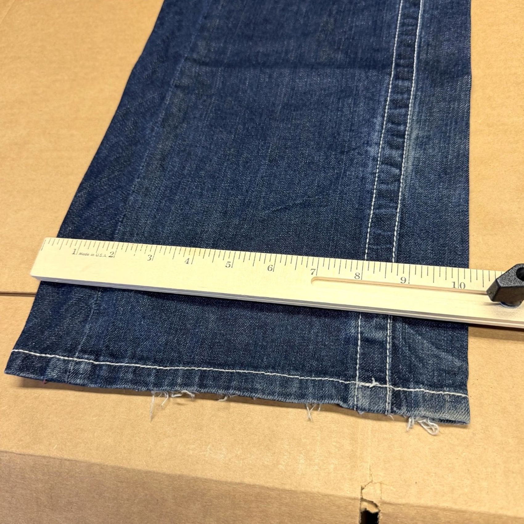 Akademiks Akademiks Jeans Mens 34x32 Blue Relaxed Wide-Leg Denim Tropical Flamingo Mens Size US 34 / EU 50 - 2 Thumbnail