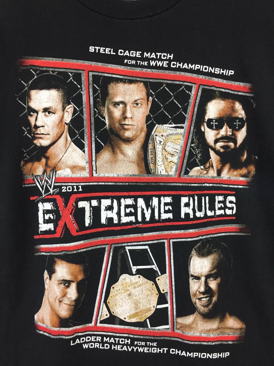 Vintage Vtg Y2K Authentic WWE Extreme Rules 2011 Tee Size US M / EU 48-50 / 2 - 3 Thumbnail