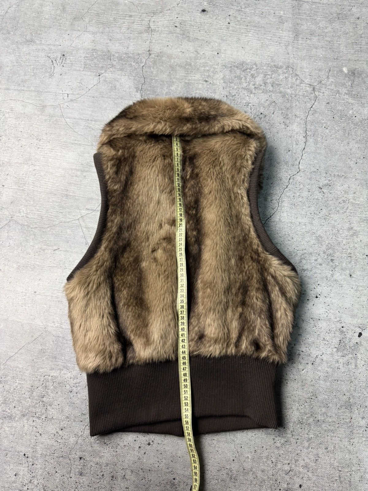 If Six Was Nine Y2K Vintage Faux Fur Vest Hysteric Glamour Style Size S / US 4 / IT 40 - 5 Thumbnail