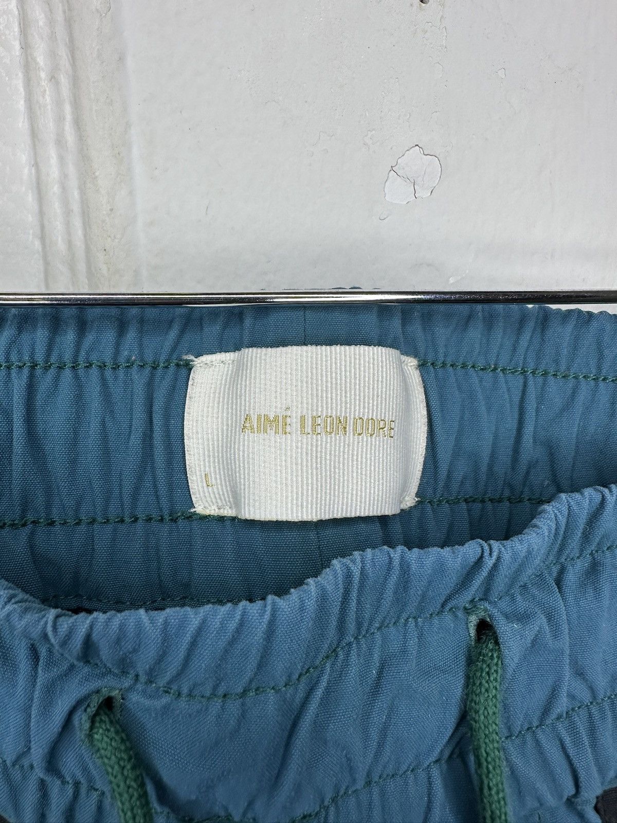 Aime Leon Dore Green & Black Nylon Tech Pants Size US 34 / EU 50 - 3 Thumbnail