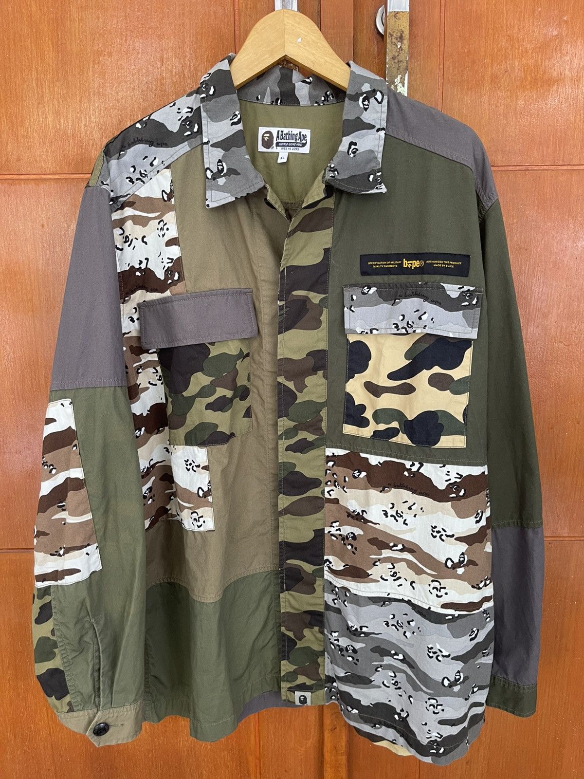 Bape Bape Ovs Crazy Camo Size US XL / EU 56 / 4 - 1 Thumbnail