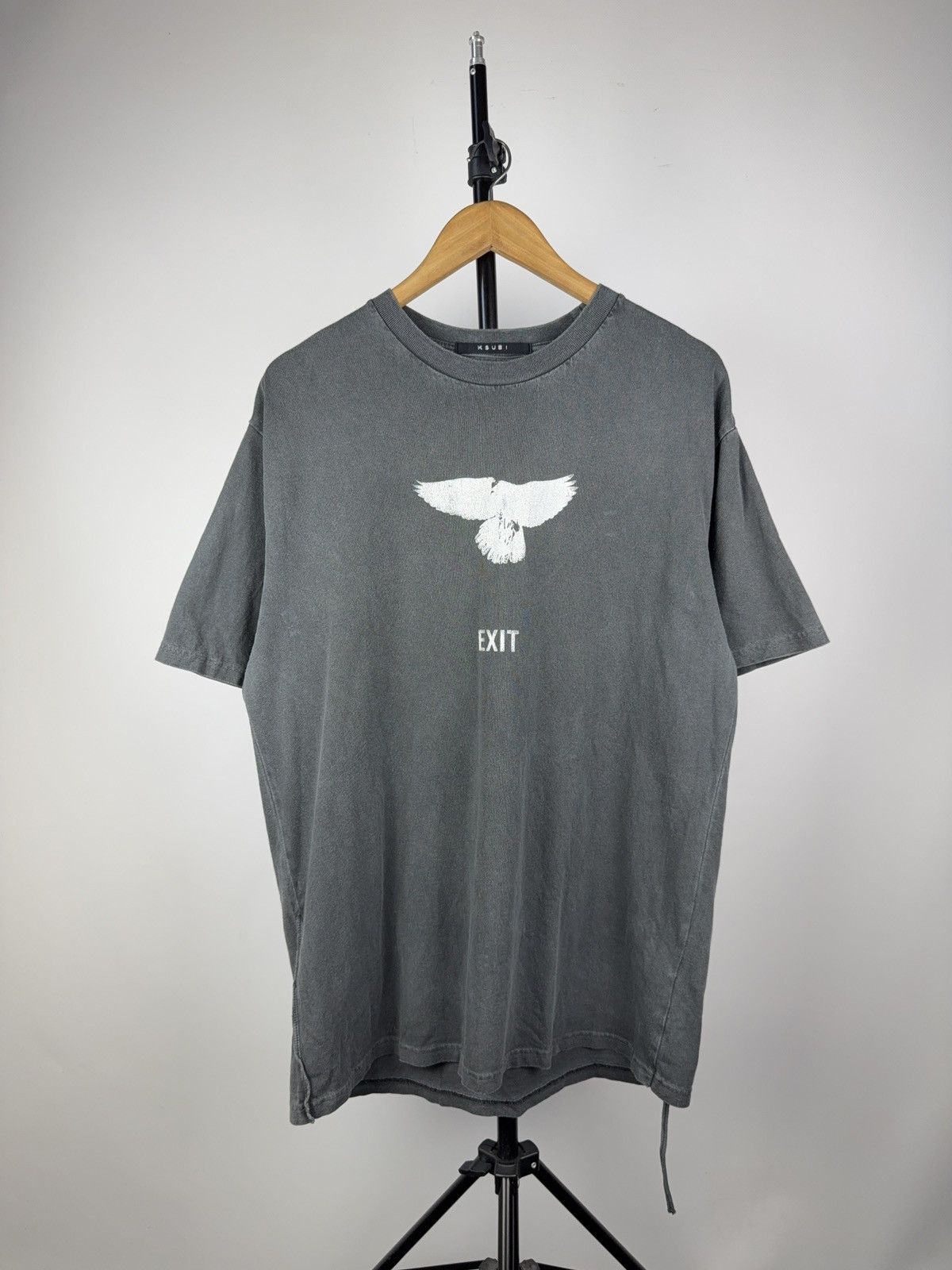 Ksubi Vintage 00s Japanese Ksubi EXIT Retro Faded Tee Shirt Size US M / EU 48-50 / 2 - 1 Thumbnail