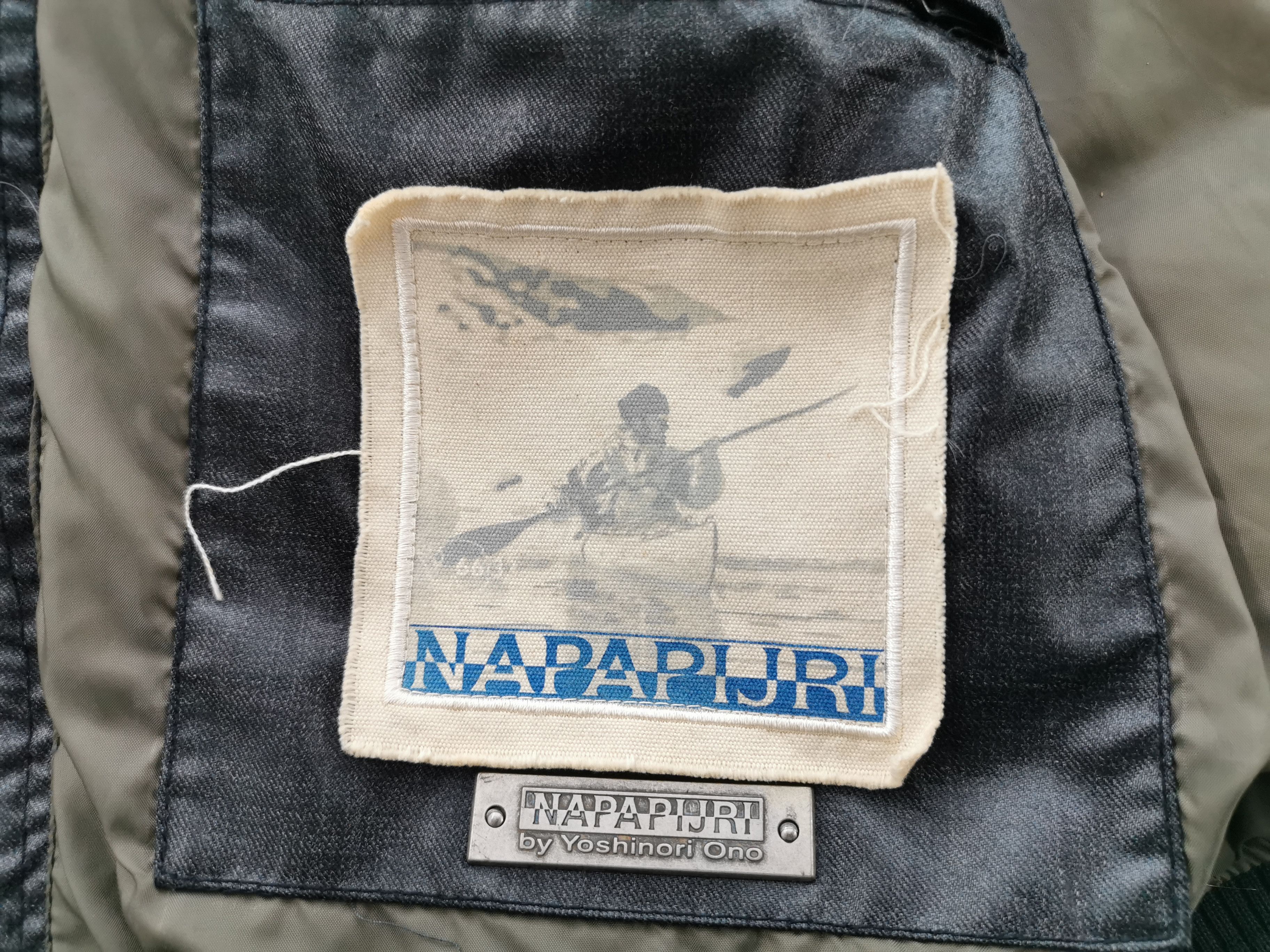Napapijri Vintage Napapijri Pufferdown Wool Jacket Size M Size US M / EU 48-50 / 2 - 10 Thumbnail