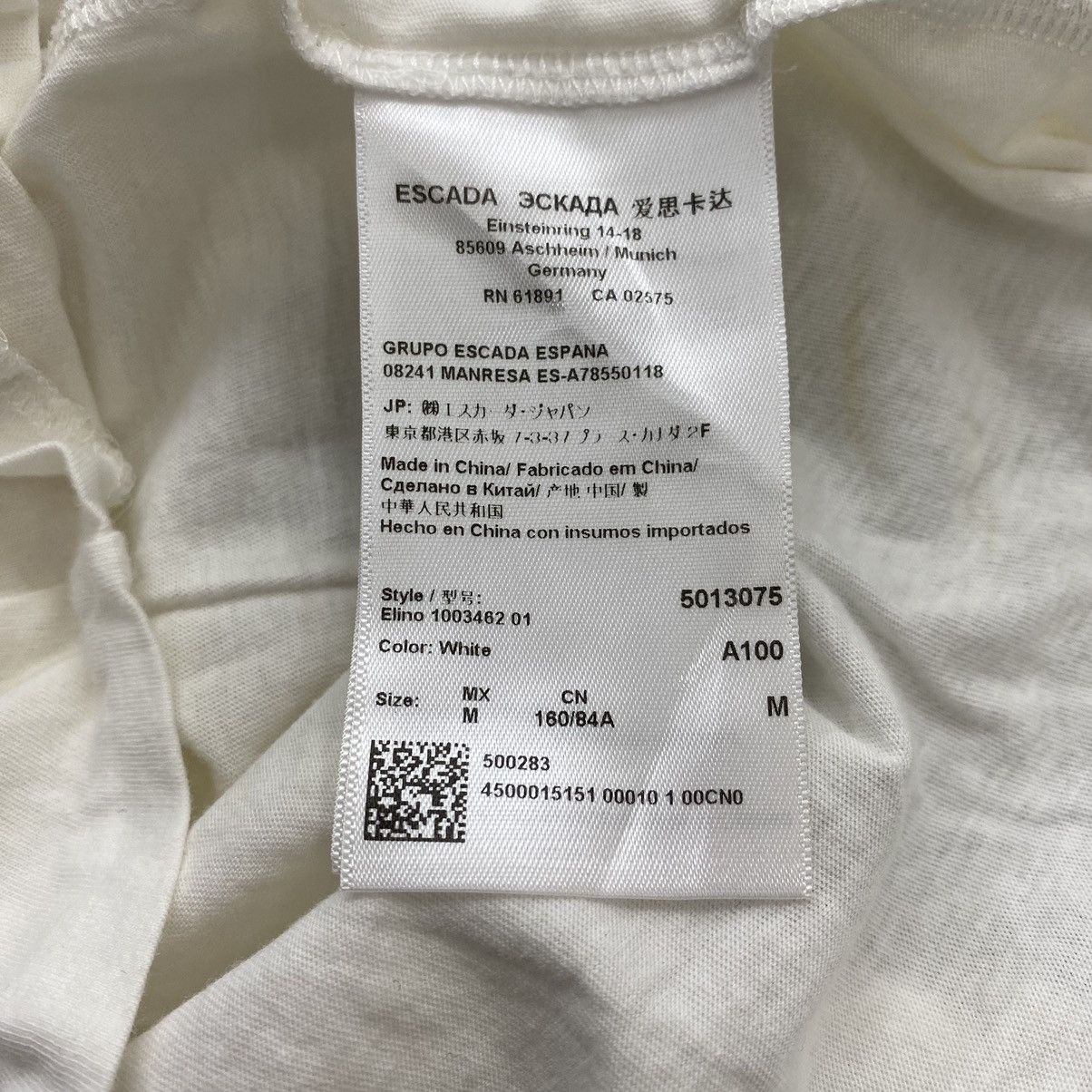 Escada ESCADA SPOPRT Germany Brand Drawings Design White Short Size M / US 6-8 / IT 42-44 - 6 Thumbnail