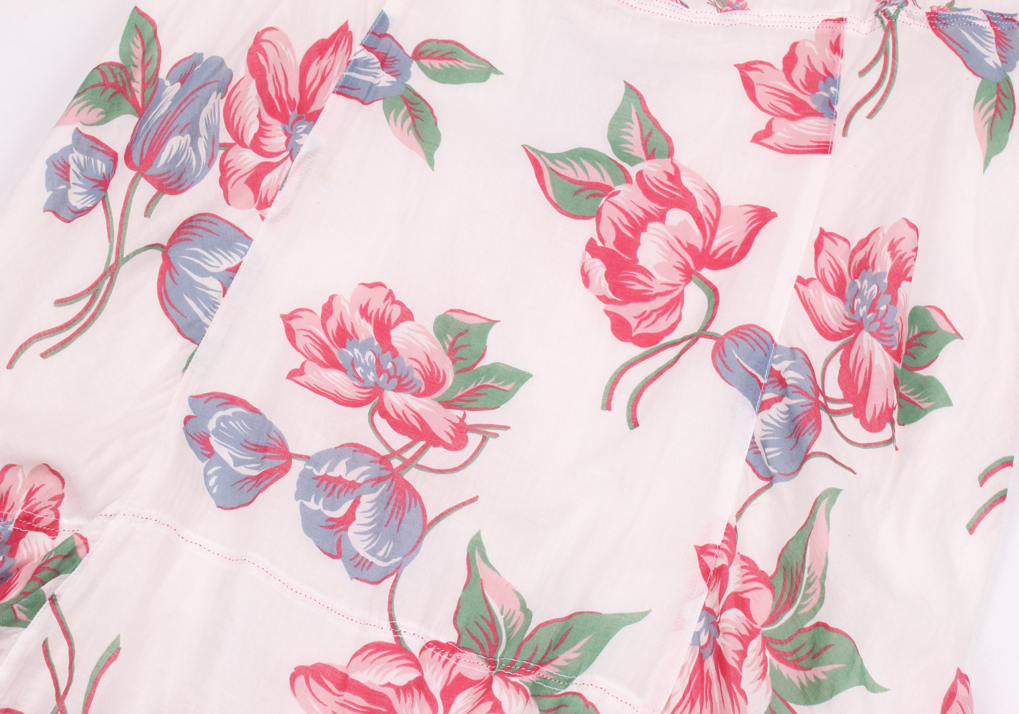 Marithe + Francois Girbaud Vintage Marithe Francois Girbaud Floral Cottagecore Skirt Size 34" / US 12 / IT 48 - 6 Thumbnail