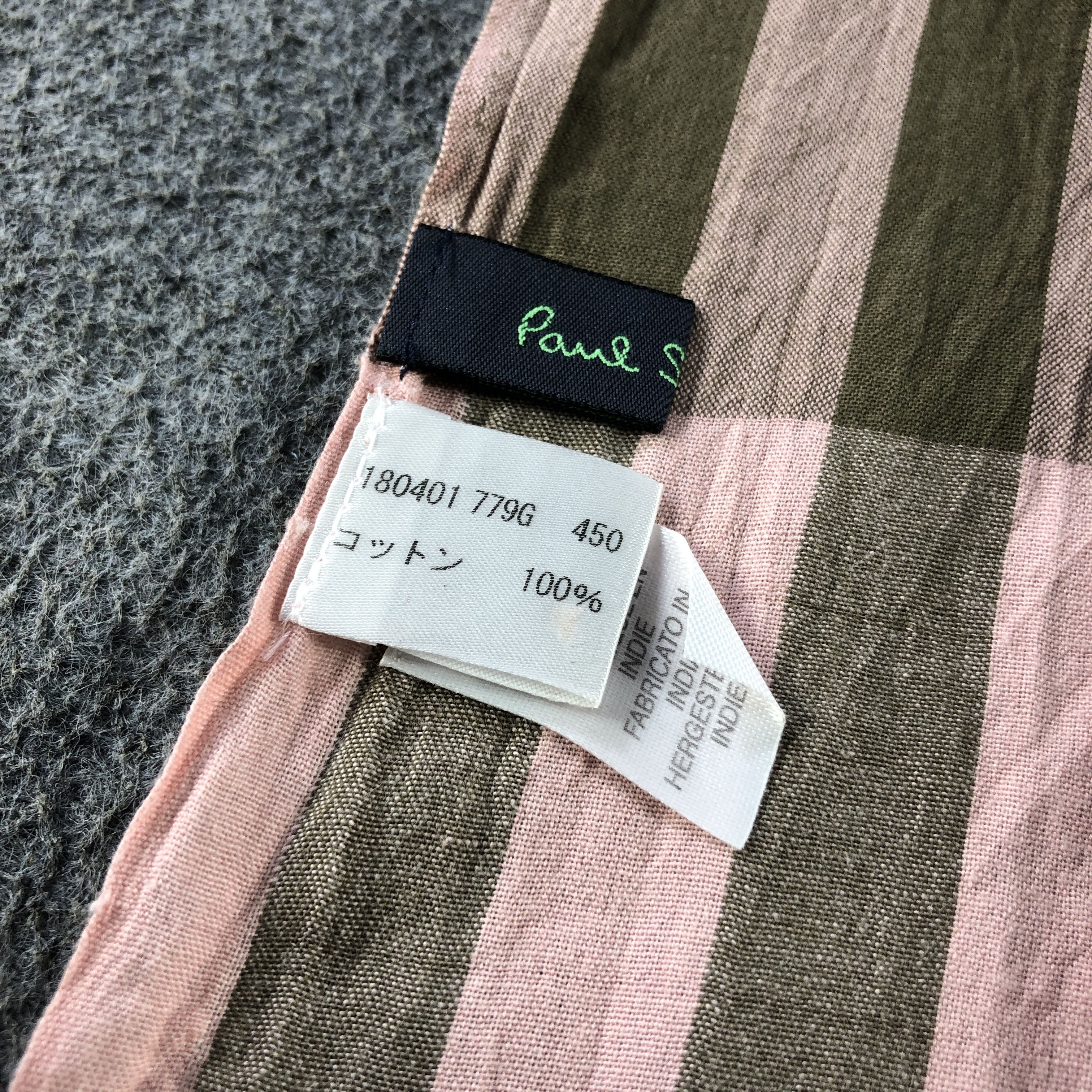 Paul Smith Paul Smith Striped Stole Scarf Muffler Neckwear V2852 Size ONE SIZE - 4 Thumbnail