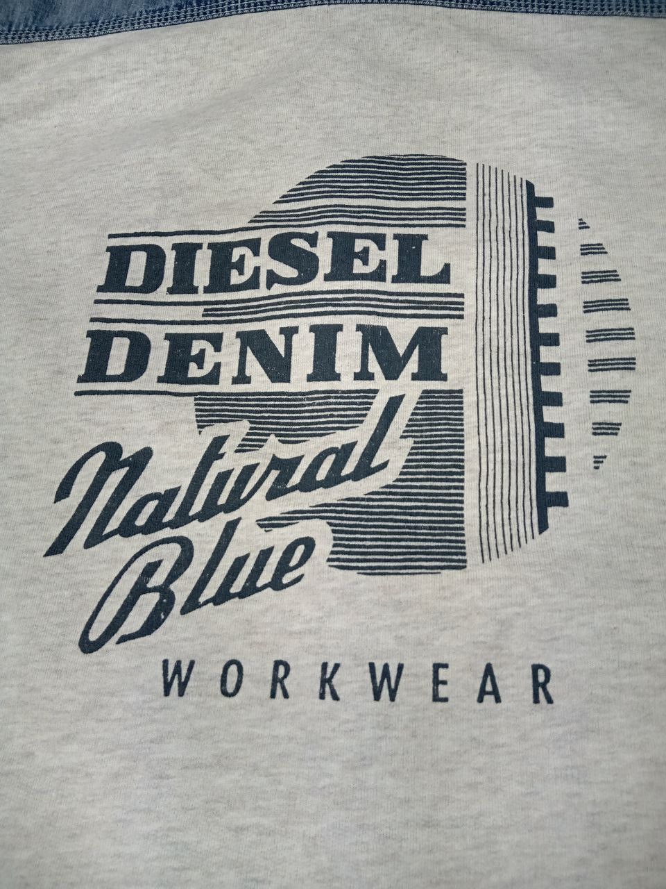 Diesel Diesel Denim Natural Blue Workwear Men's Shirt Size US XL / EU 56 / 4 - 3 Thumbnail